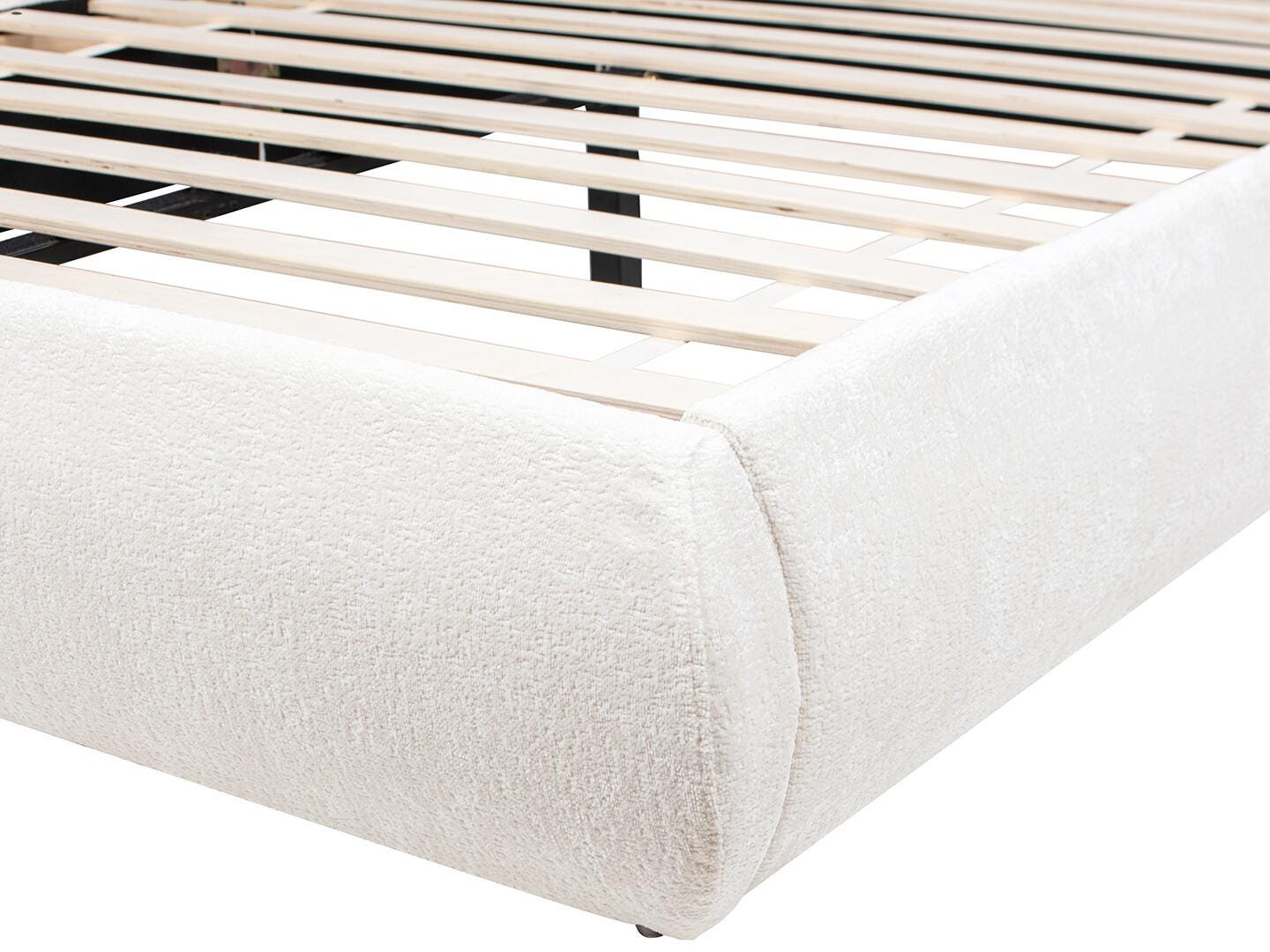 Jennifer Taylor Home Archie Queen Upholstered Bed, Almond White, large