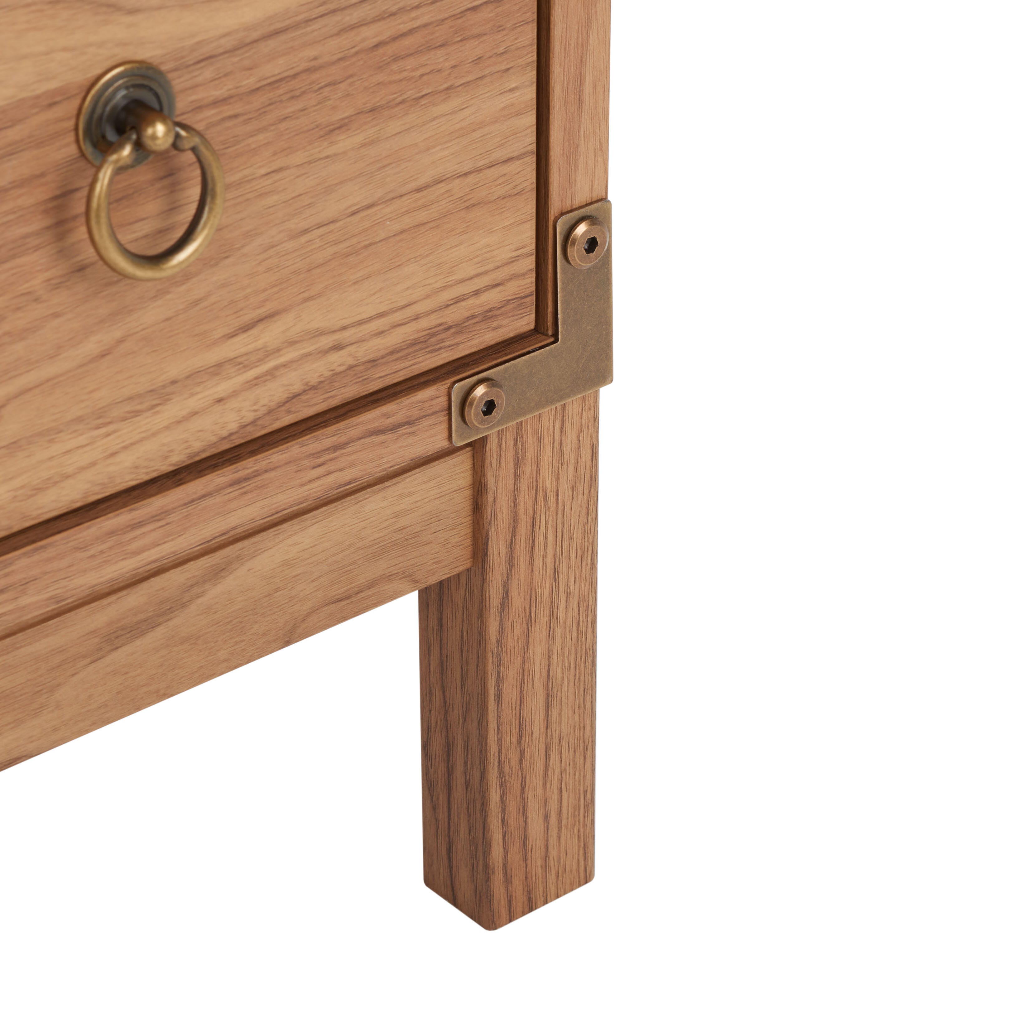 Safavieh Galio 31" 3 Drawer Chest of Drawers, Oak/Gold, large