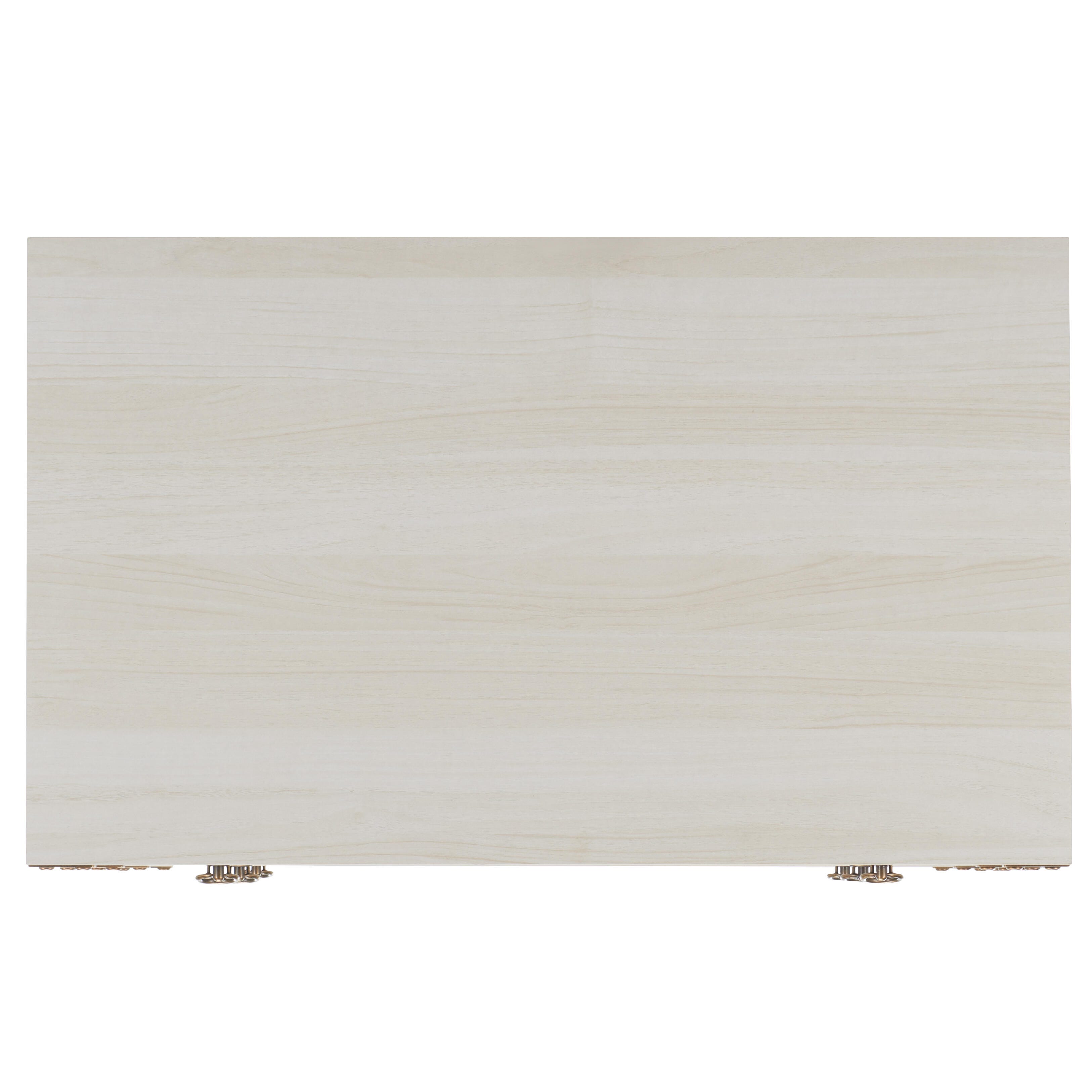 Safavieh Galio 31" 3 Drawer Chest of Drawers, Bleached White/Gold, large