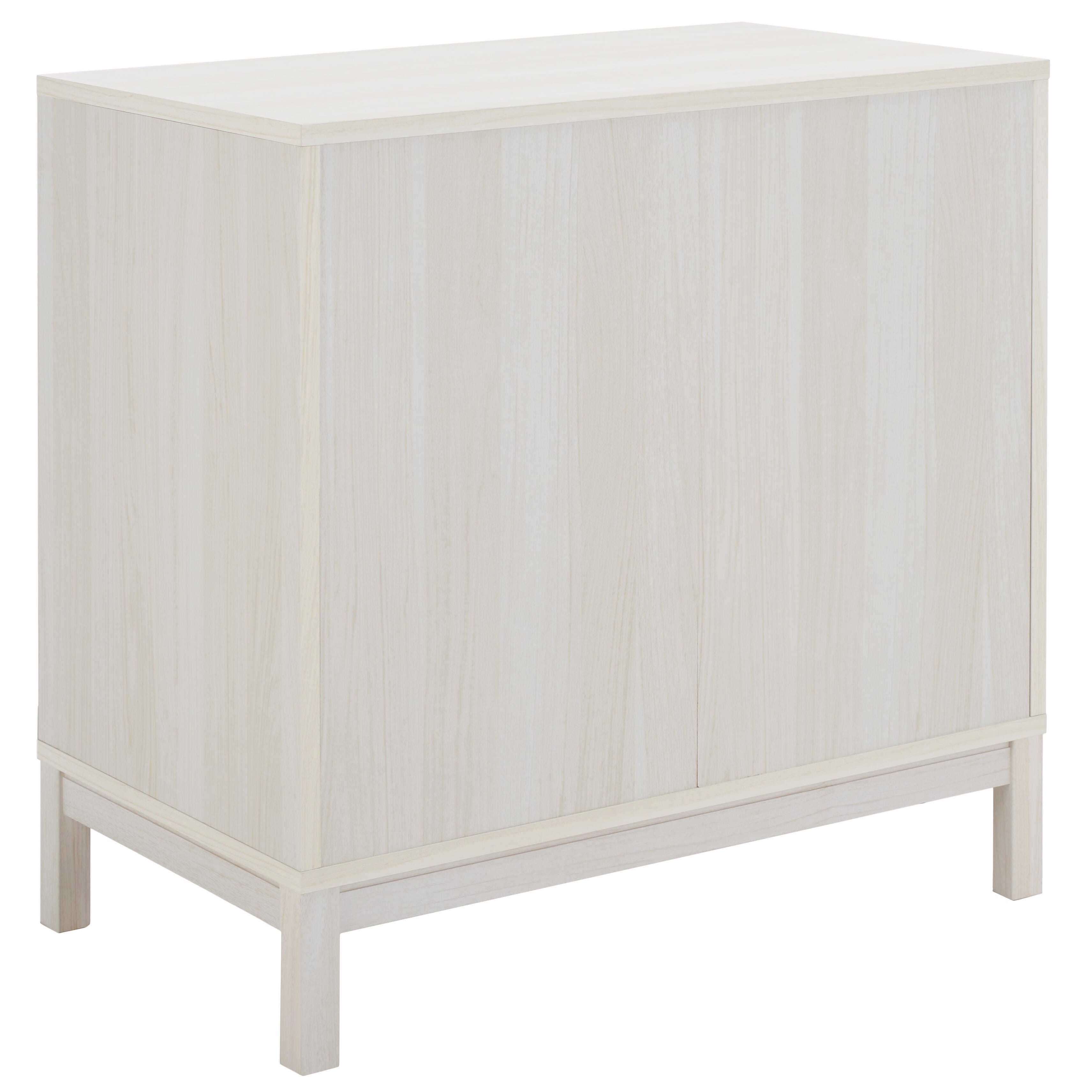 Safavieh Galio 31" 3 Drawer Chest of Drawers, Bleached White/Gold, large
