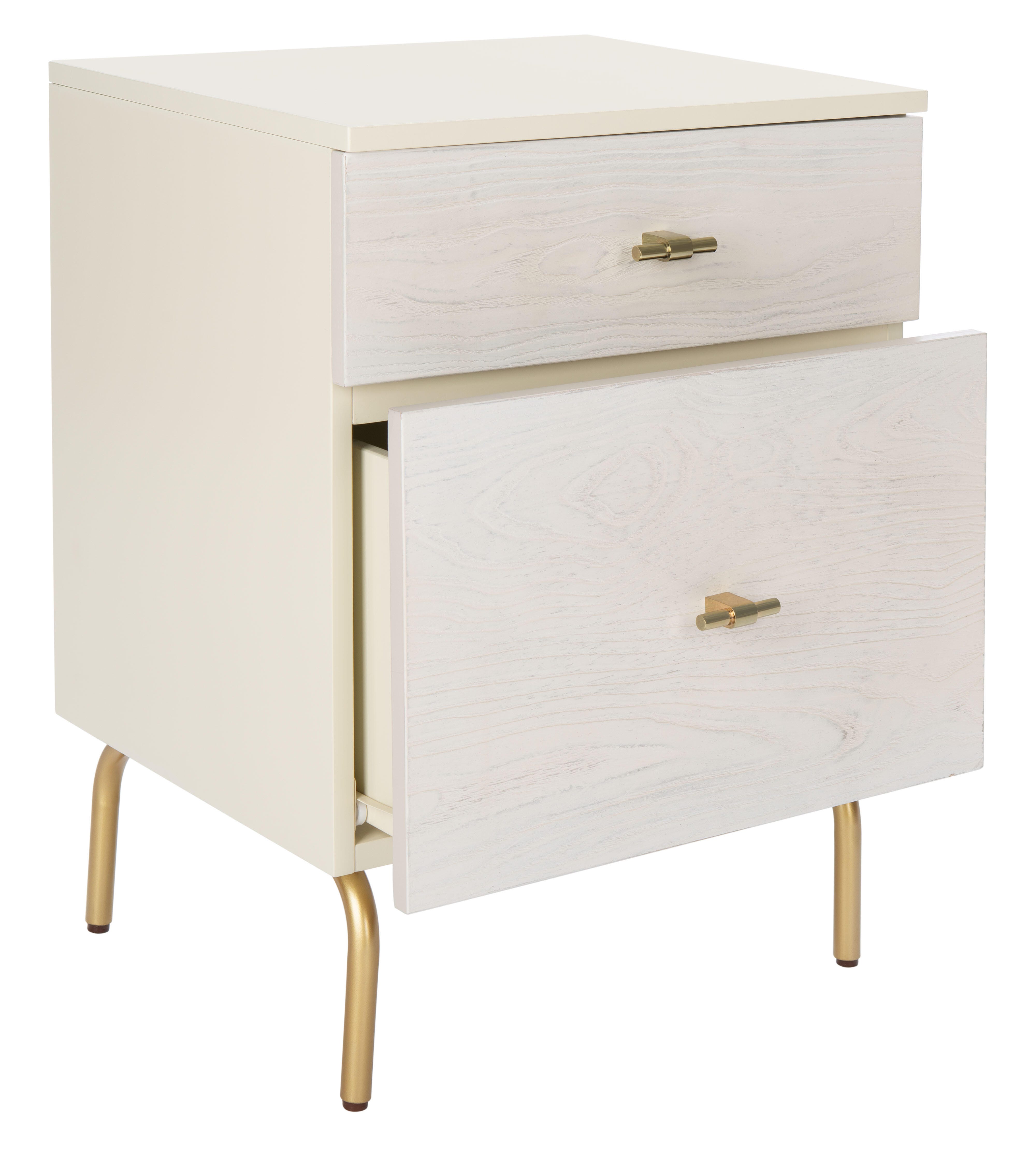 Safavieh Genevieve 18" 2 Drawer Nightstand, , large