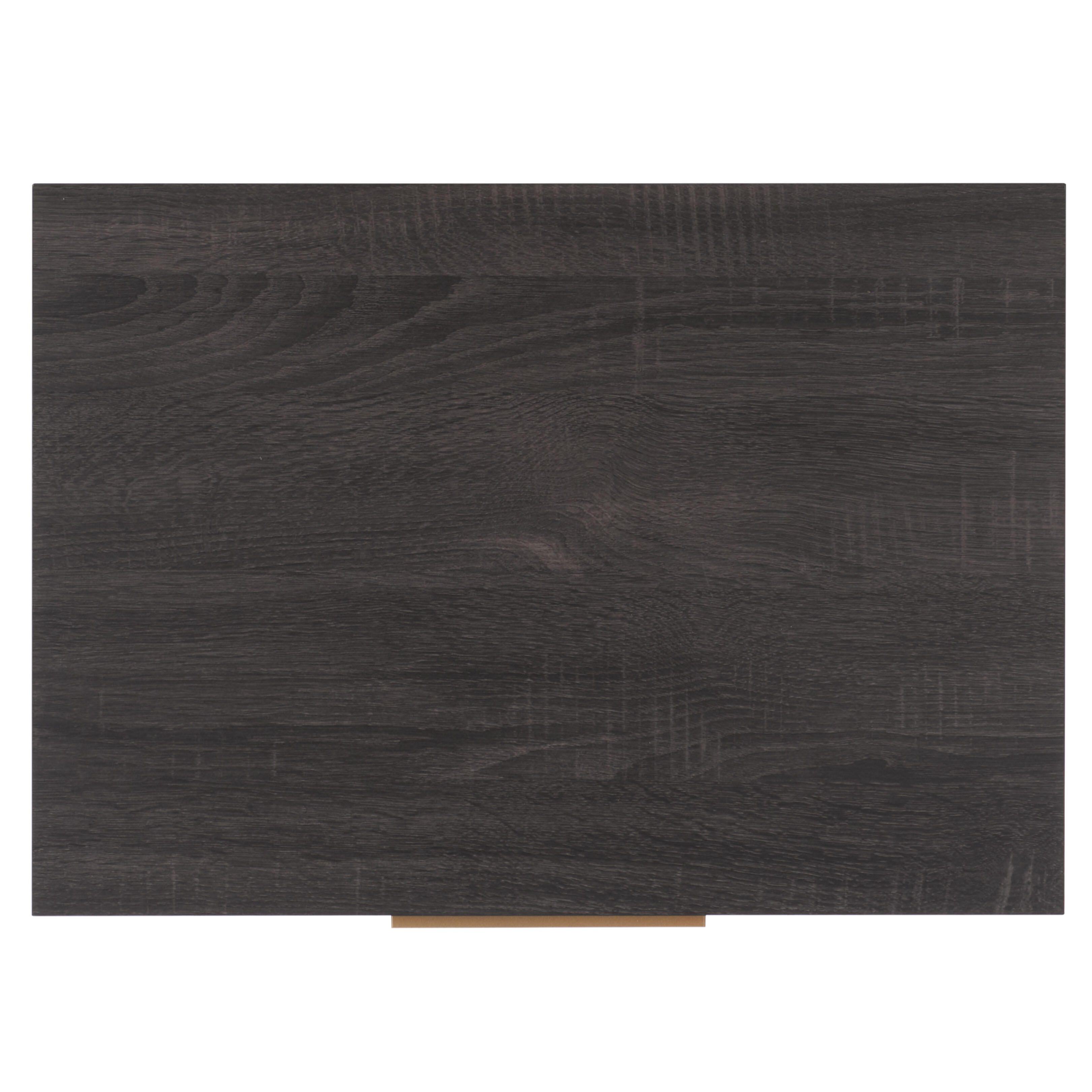 Safavieh Lylia 22" 2 Drawer Nightstand, Distressed Black/Gold, large