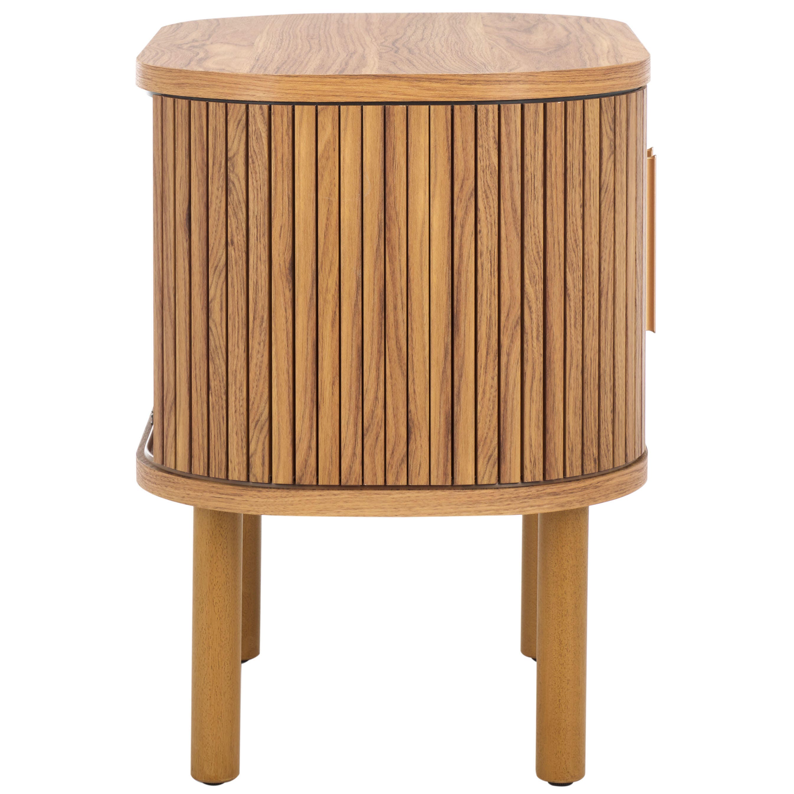 Safavieh Tealla 23" Nightstand, Oak/Gold, large