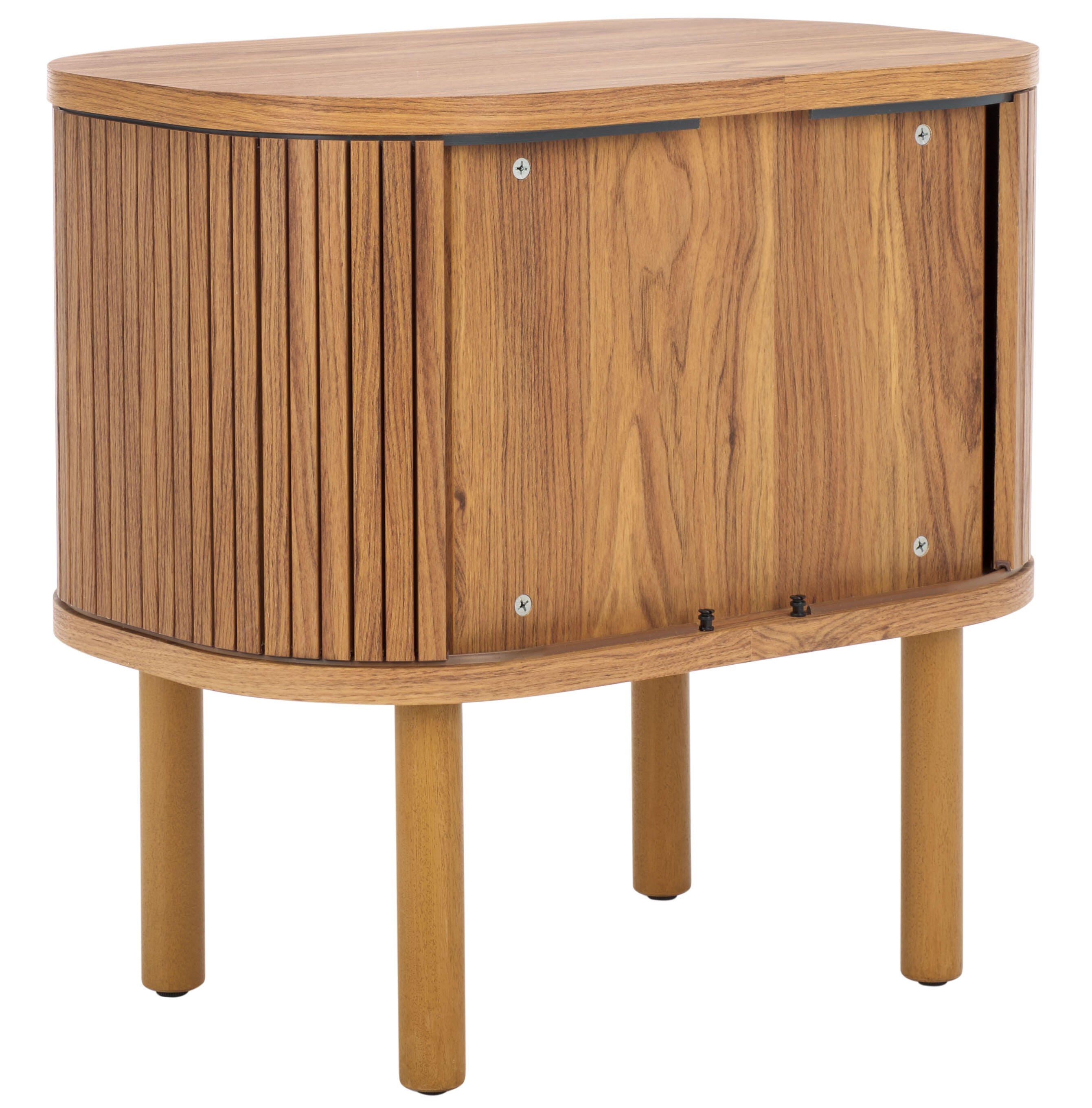 Safavieh Tealla 23" Nightstand, Oak/Gold, large