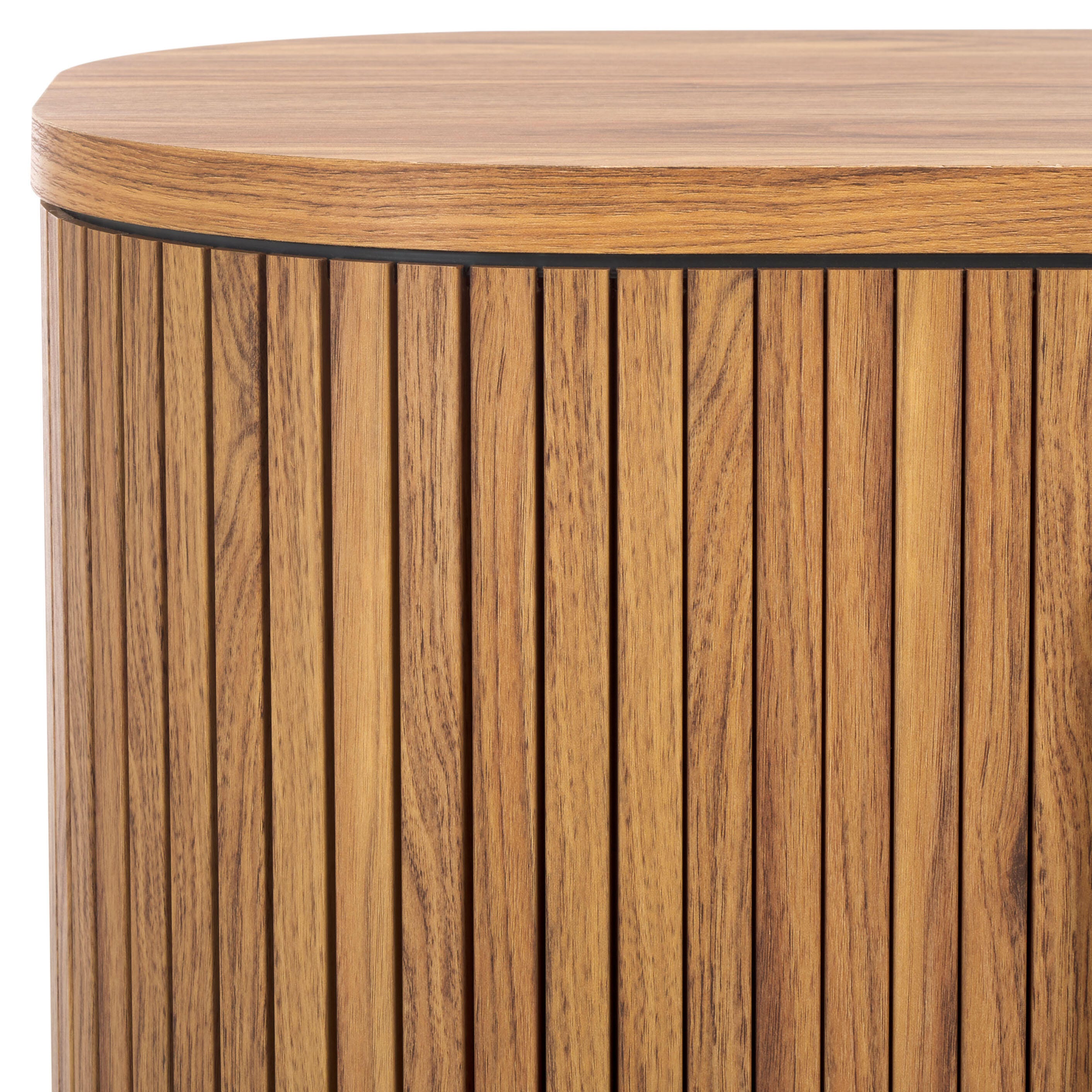 Safavieh Tealla 23" Nightstand, Oak/Gold, large