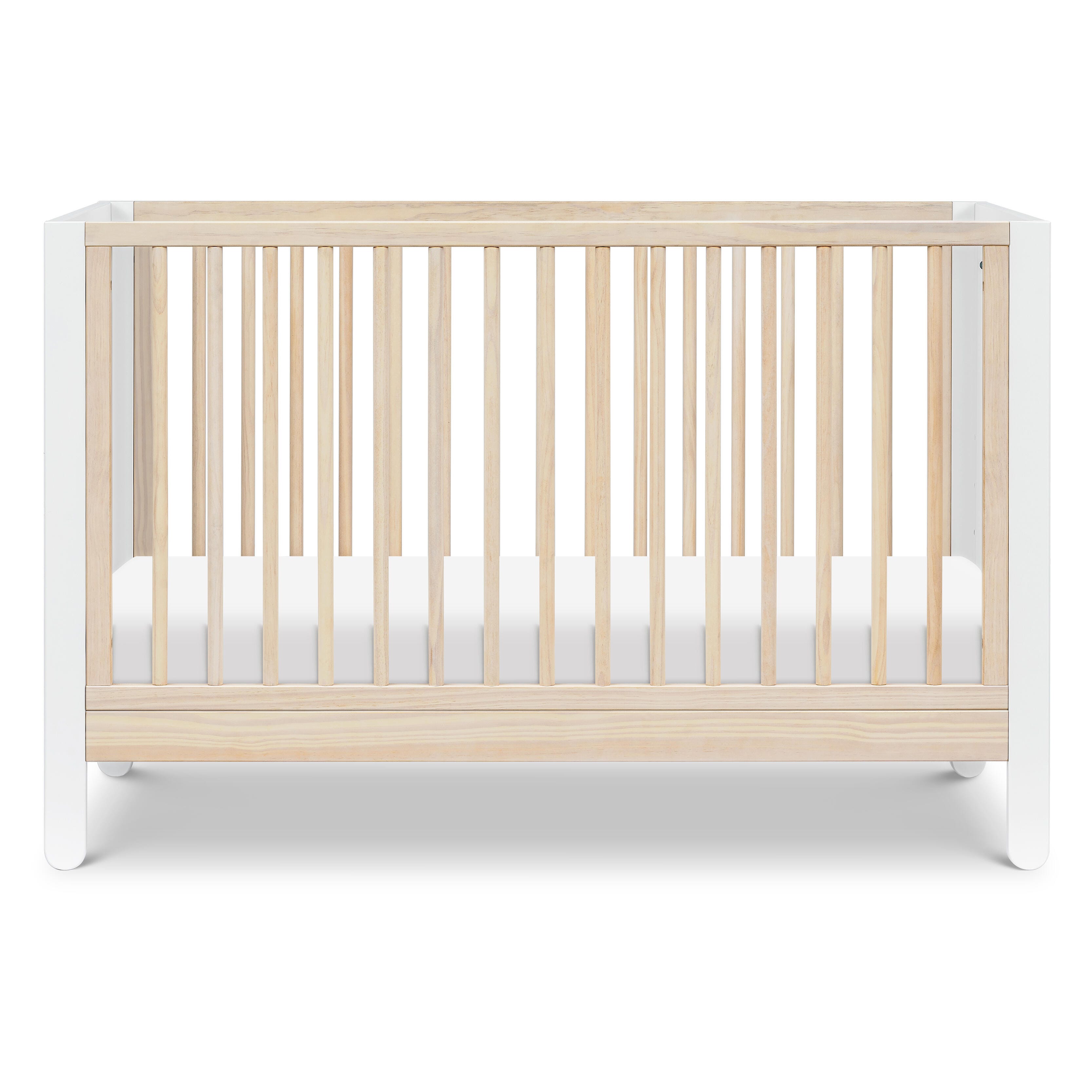 Carter's Marisol 4-in-1 Convertible Crib, White/Natural, large