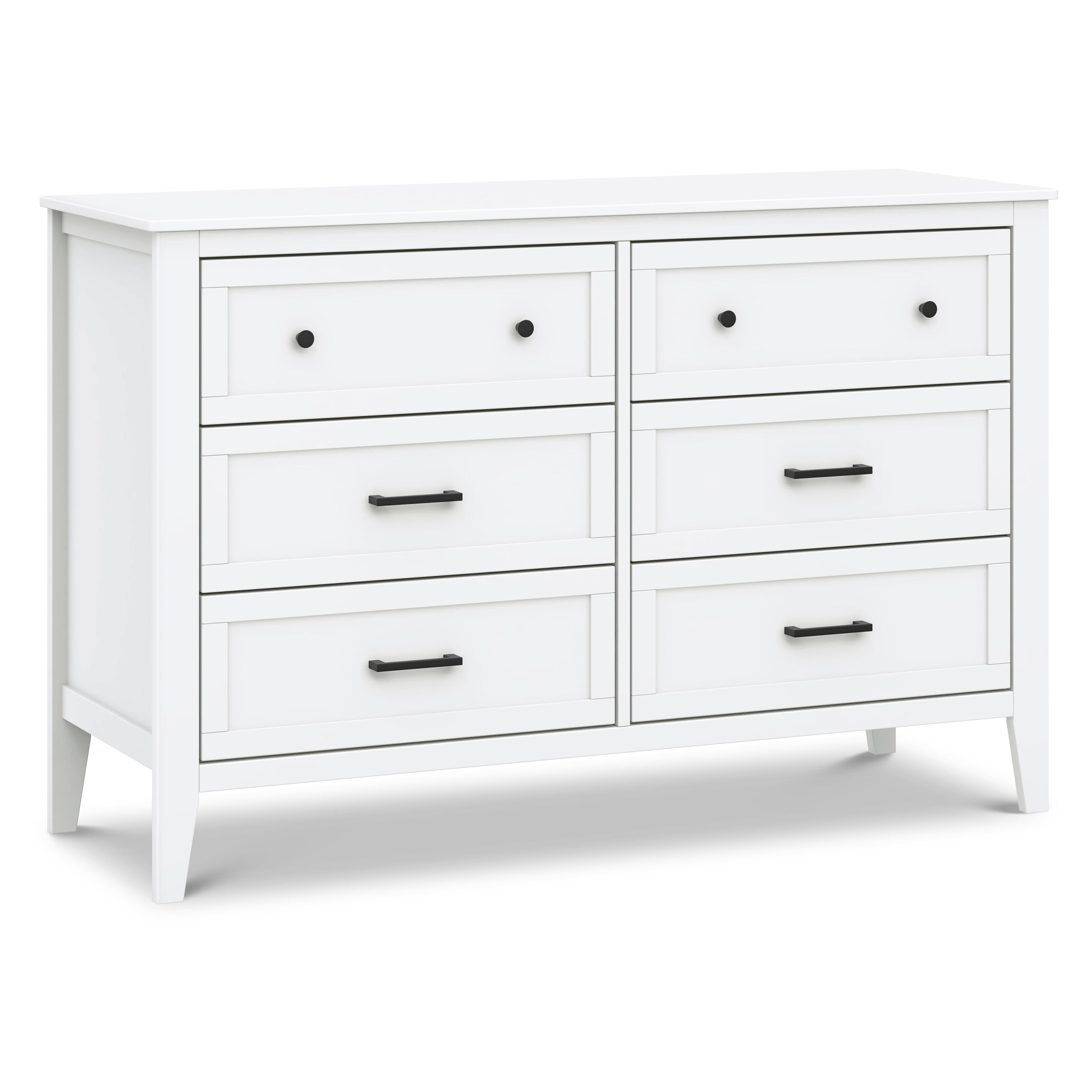 daVinci Beau 6 Drawer Dresser, White, large