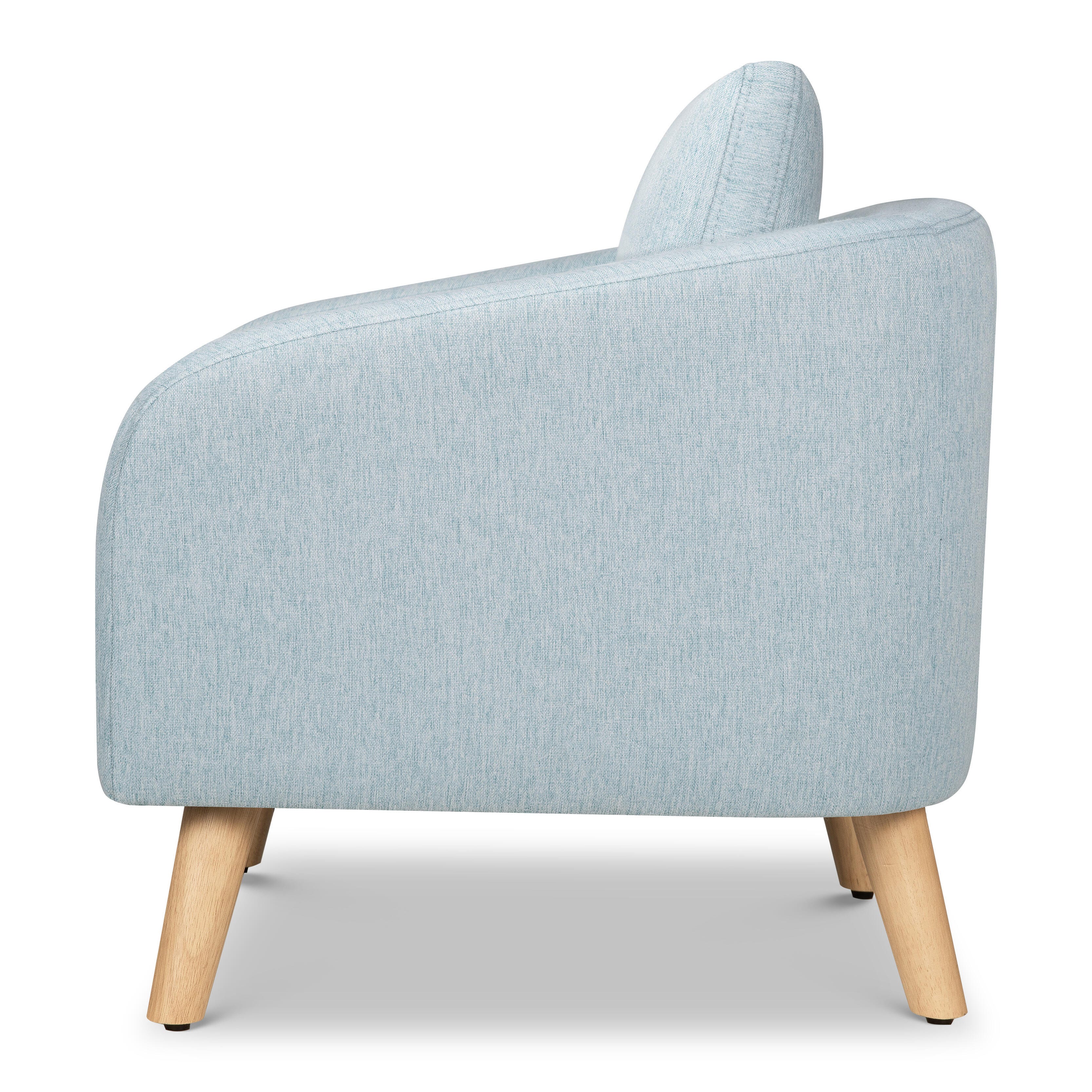 daVinci Nina Kids Accent Chair, Blue, large