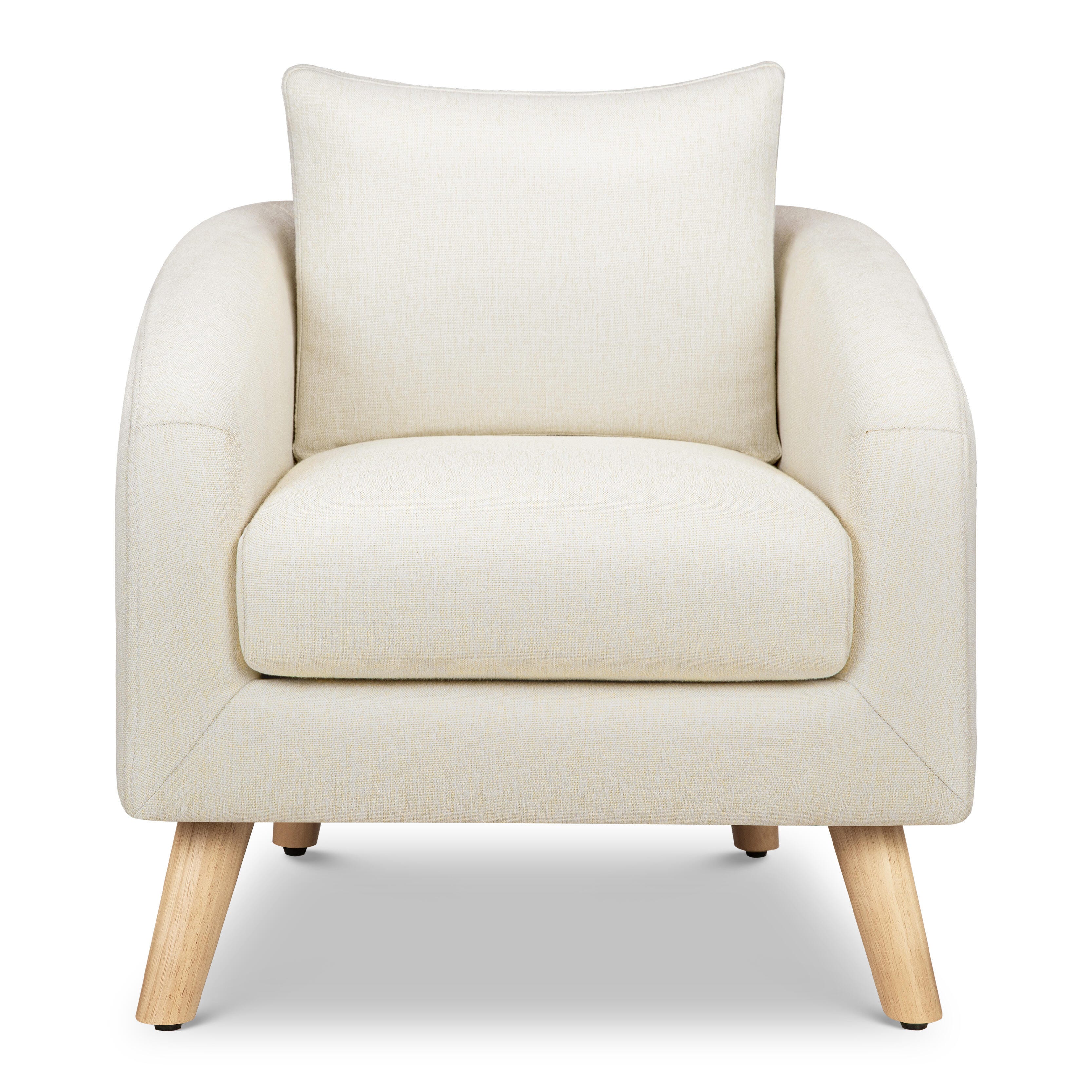 daVinci Nina Kids Accent Chair, Vanilla, large