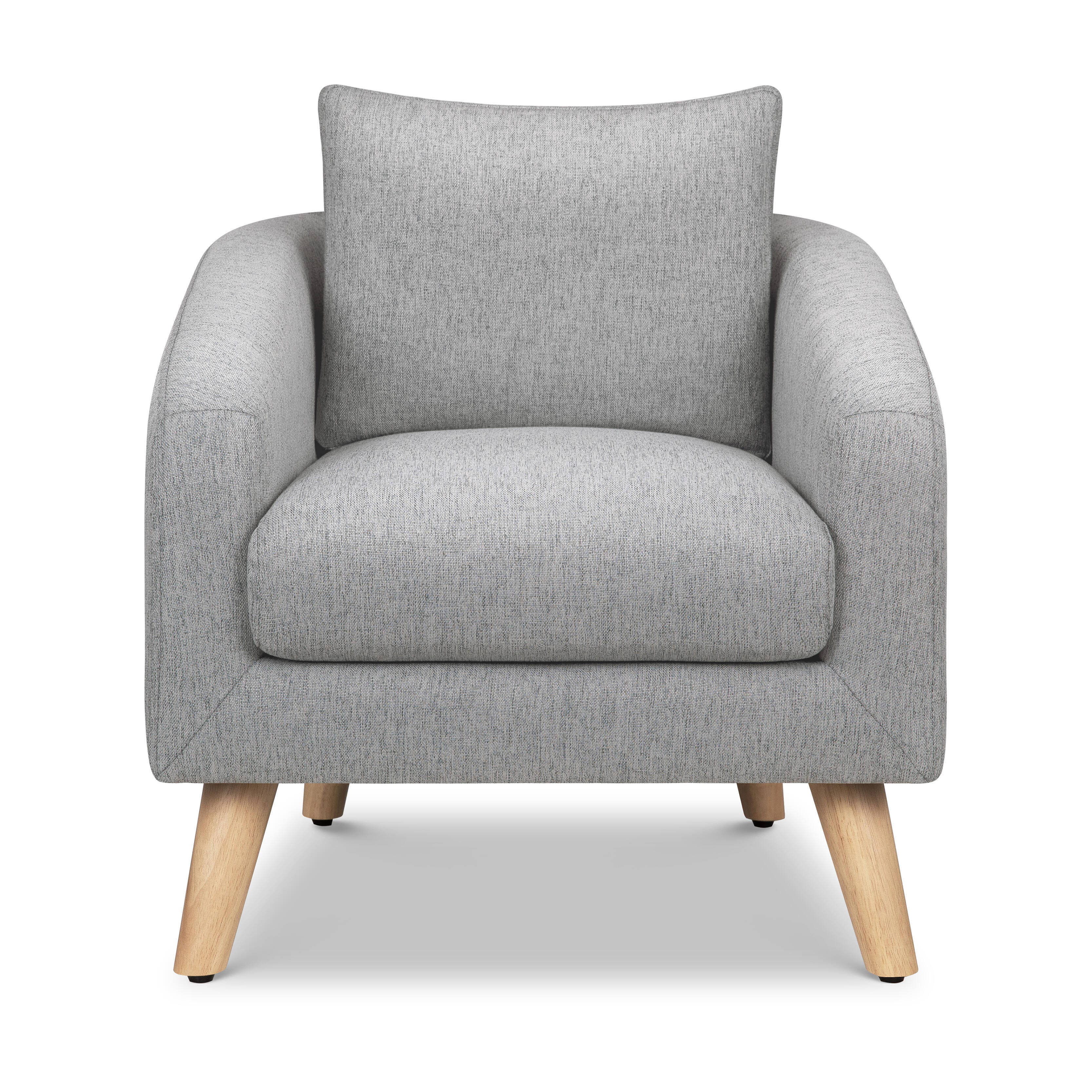 daVinci Nina Kids Accent Chair, Frost Gray, large