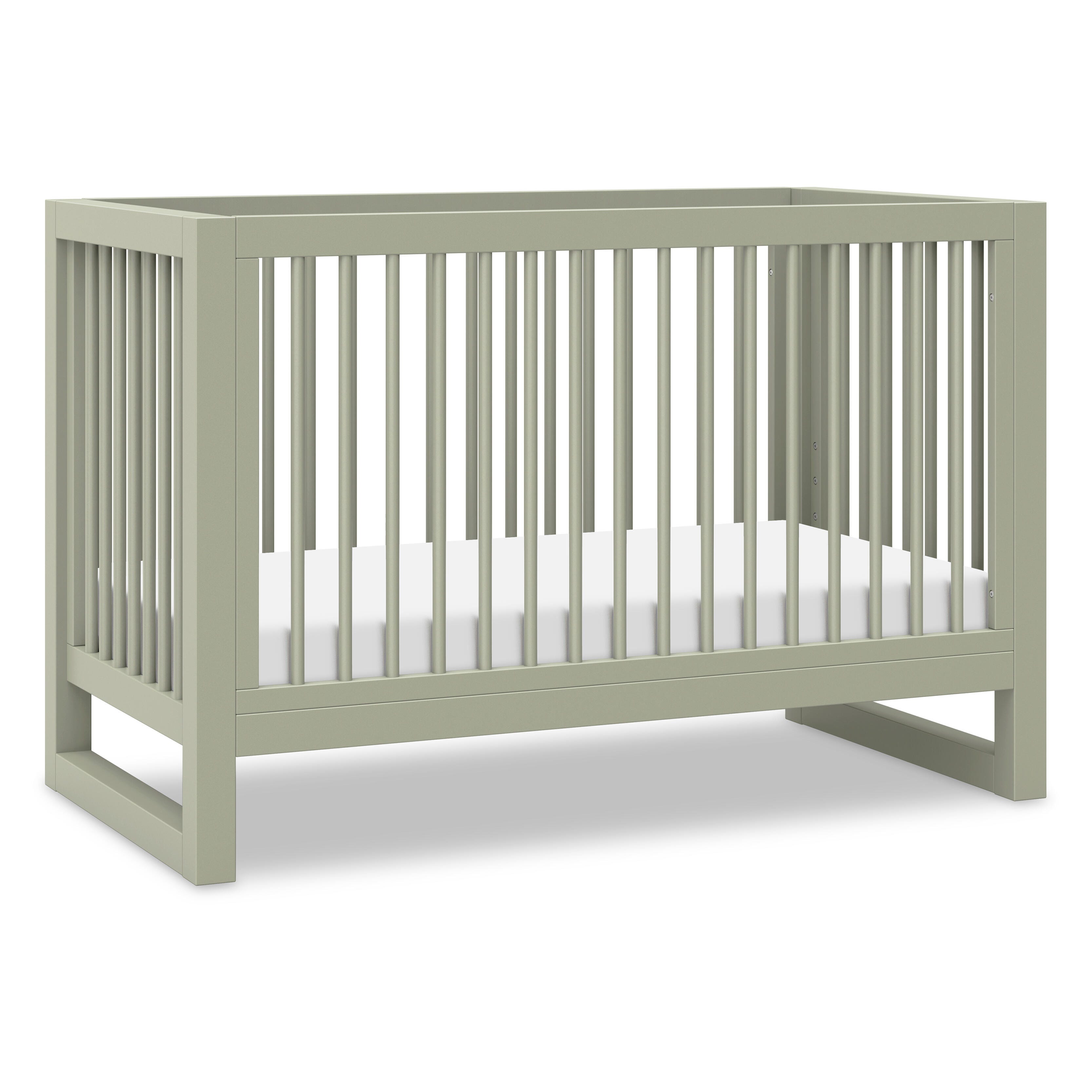 Namesake Nantucket 3-in-1 Convertible Crib, Sage, large