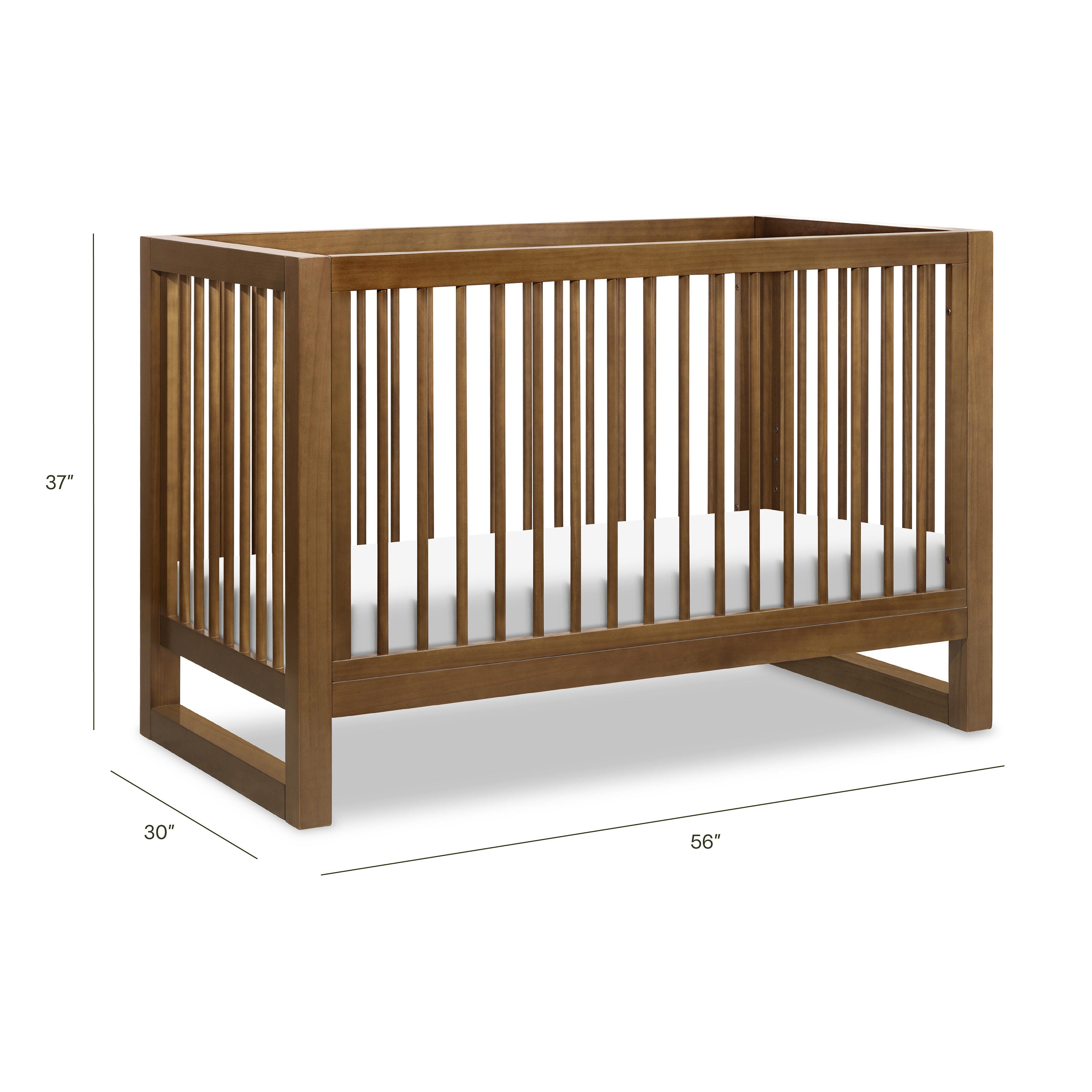 Namesake Nantucket 3-in-1 Convertible Crib, Natural, large