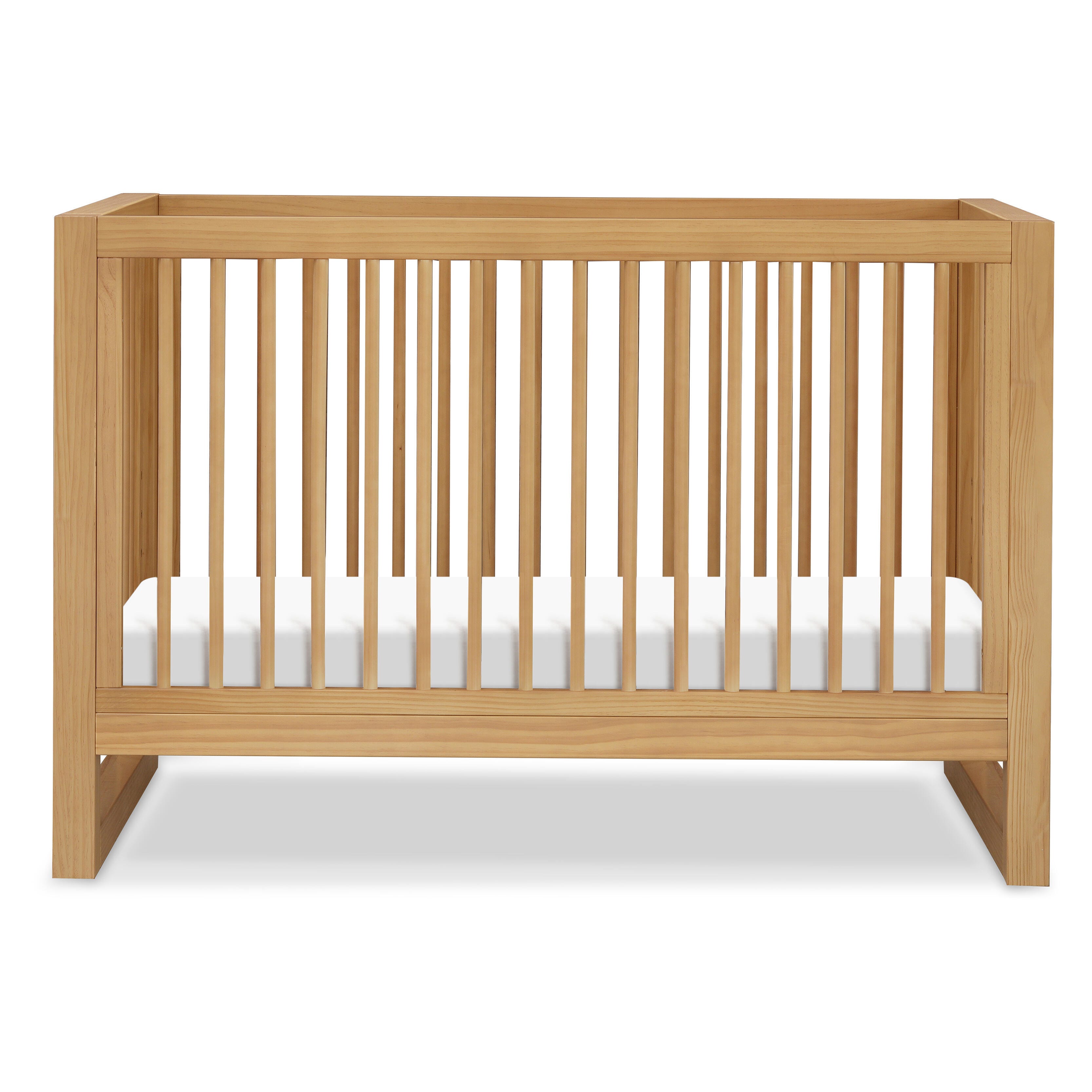 Namesake Nantucket 3-in-1 Convertible Crib, Honey, large