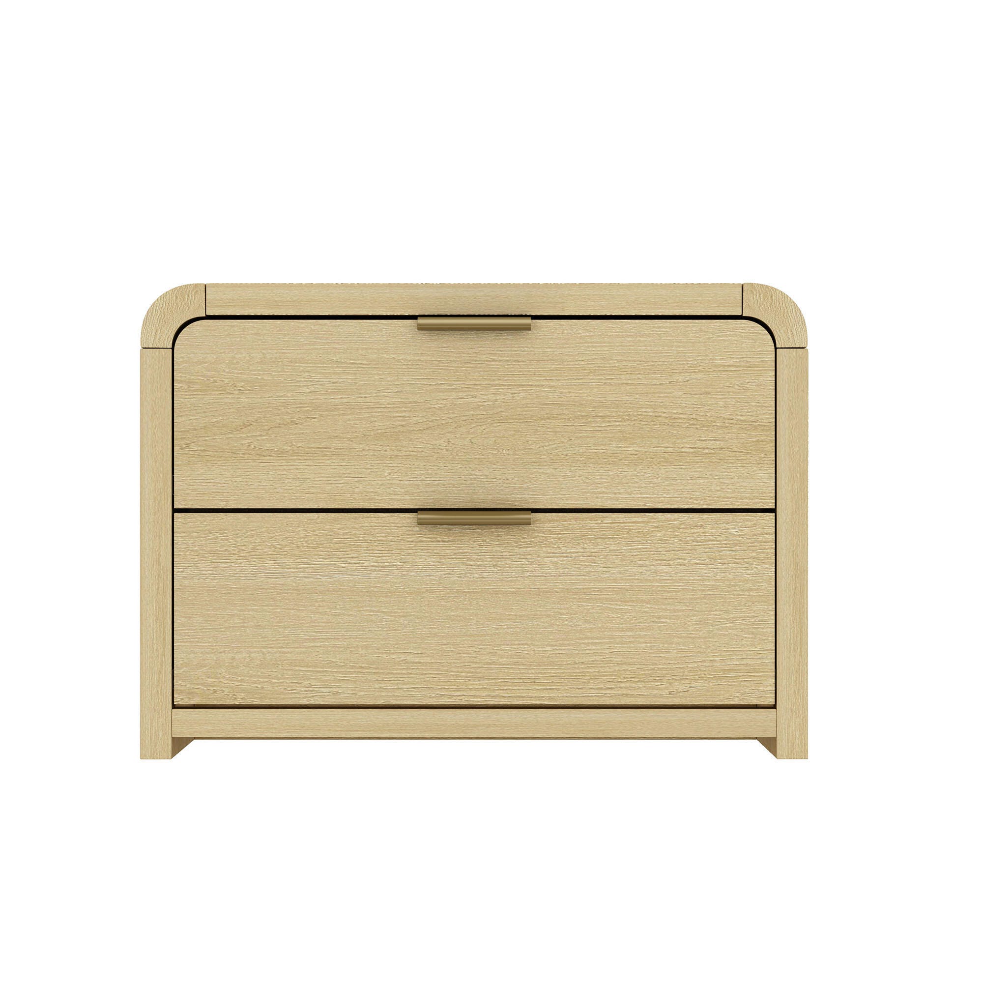 Manhattan Comfort Grace 28" 2 Drawers Nightstand