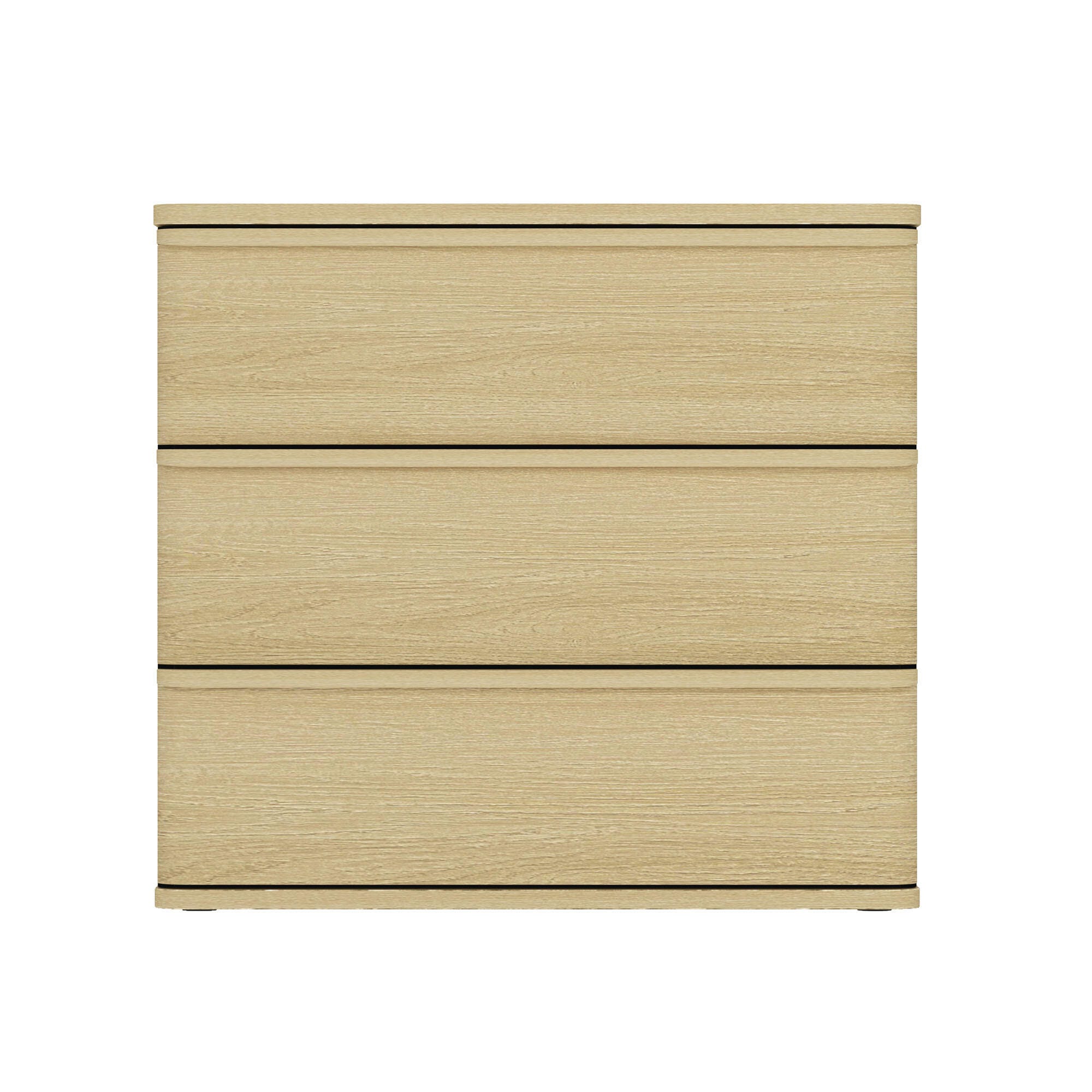 Manhattan Comfort Molly 26" 3 Drawers Nightstand, , large