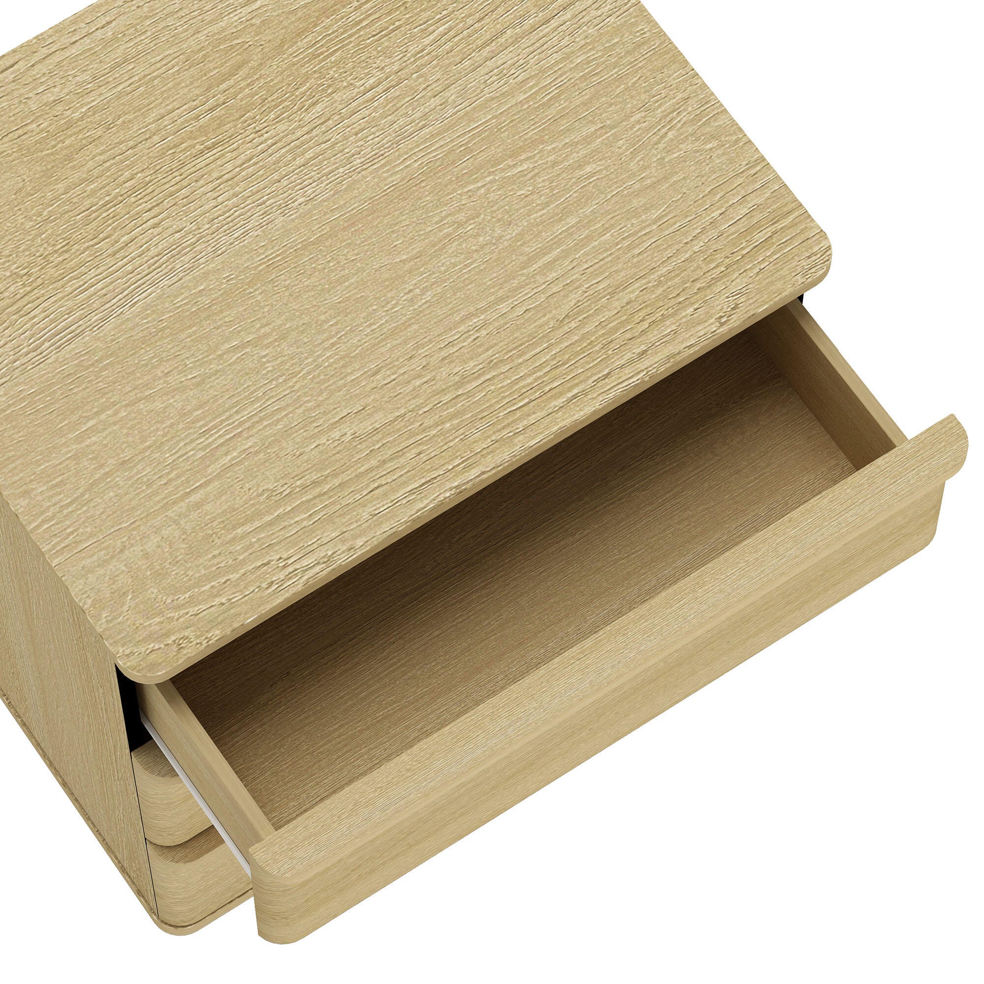 Manhattan Comfort Molly 26" 3 Drawers Nightstand, , large