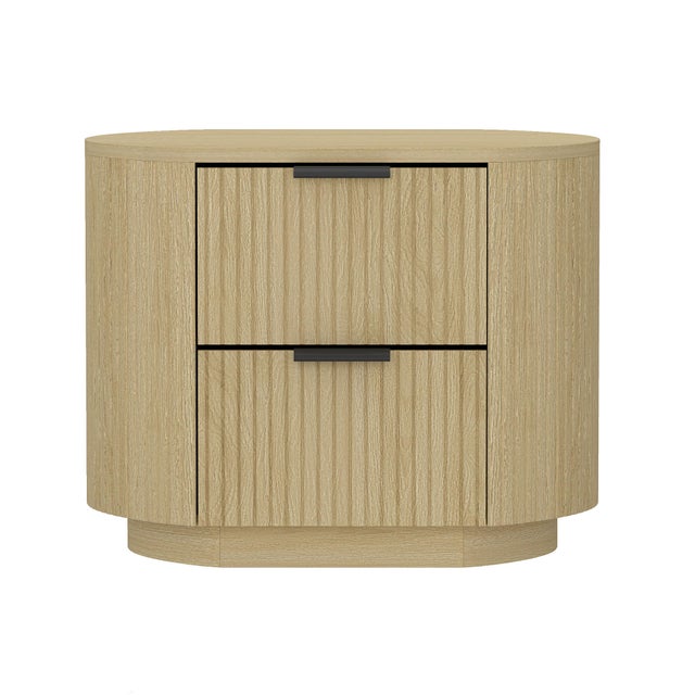 Manhattan Comfort Olivia 26" 2 Drawers Nightstand