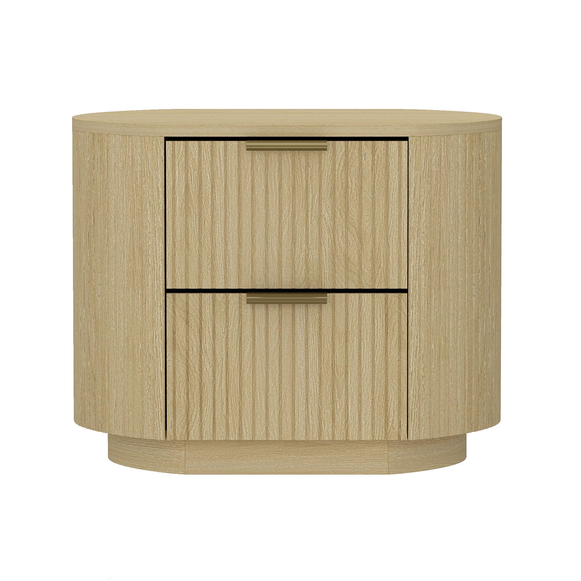 Manhattan Comfort Olivia 26" 2 Drawers Nightstand
