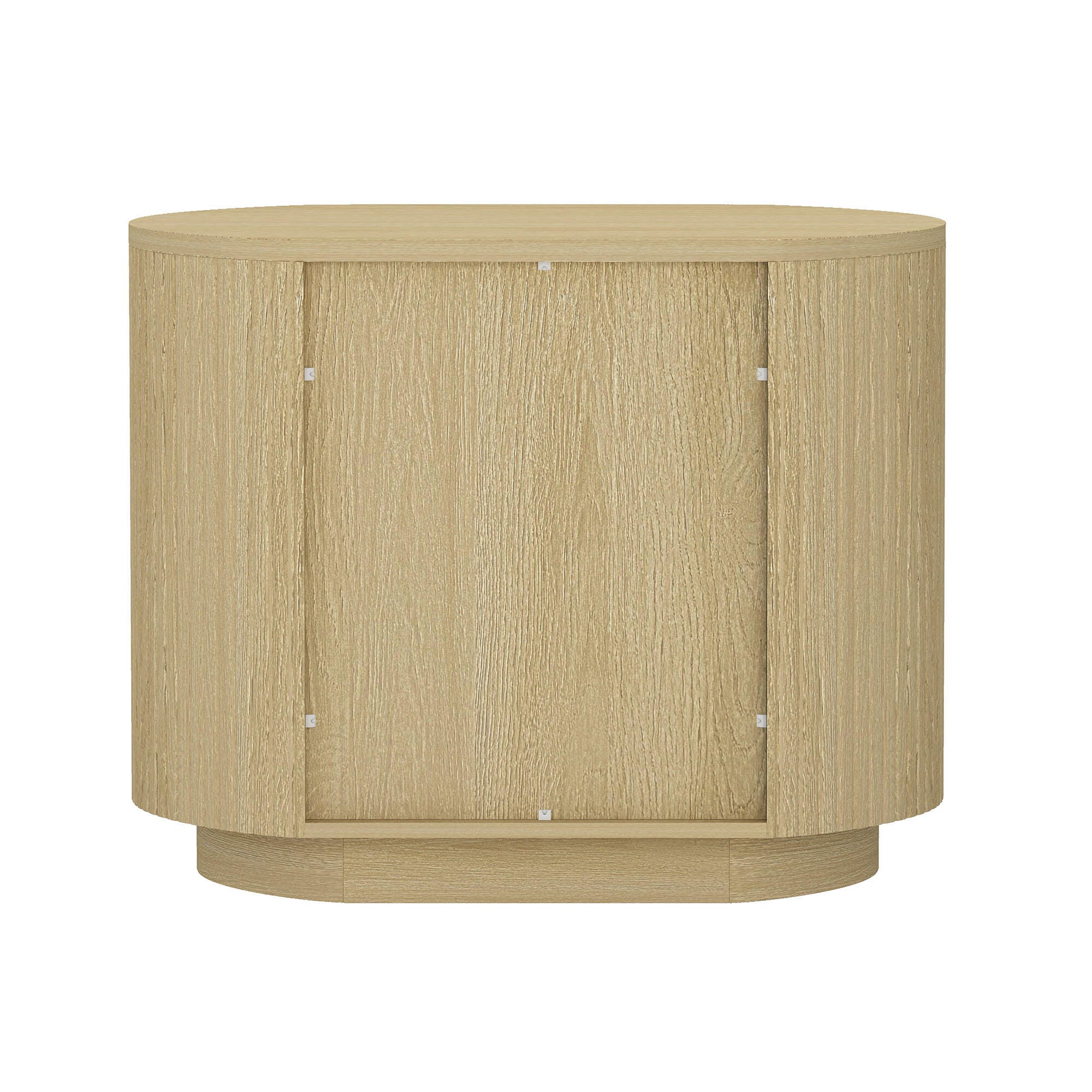 Manhattan Comfort Olivia 26" 2 Drawers Nightstand, Natural/Gold, large
