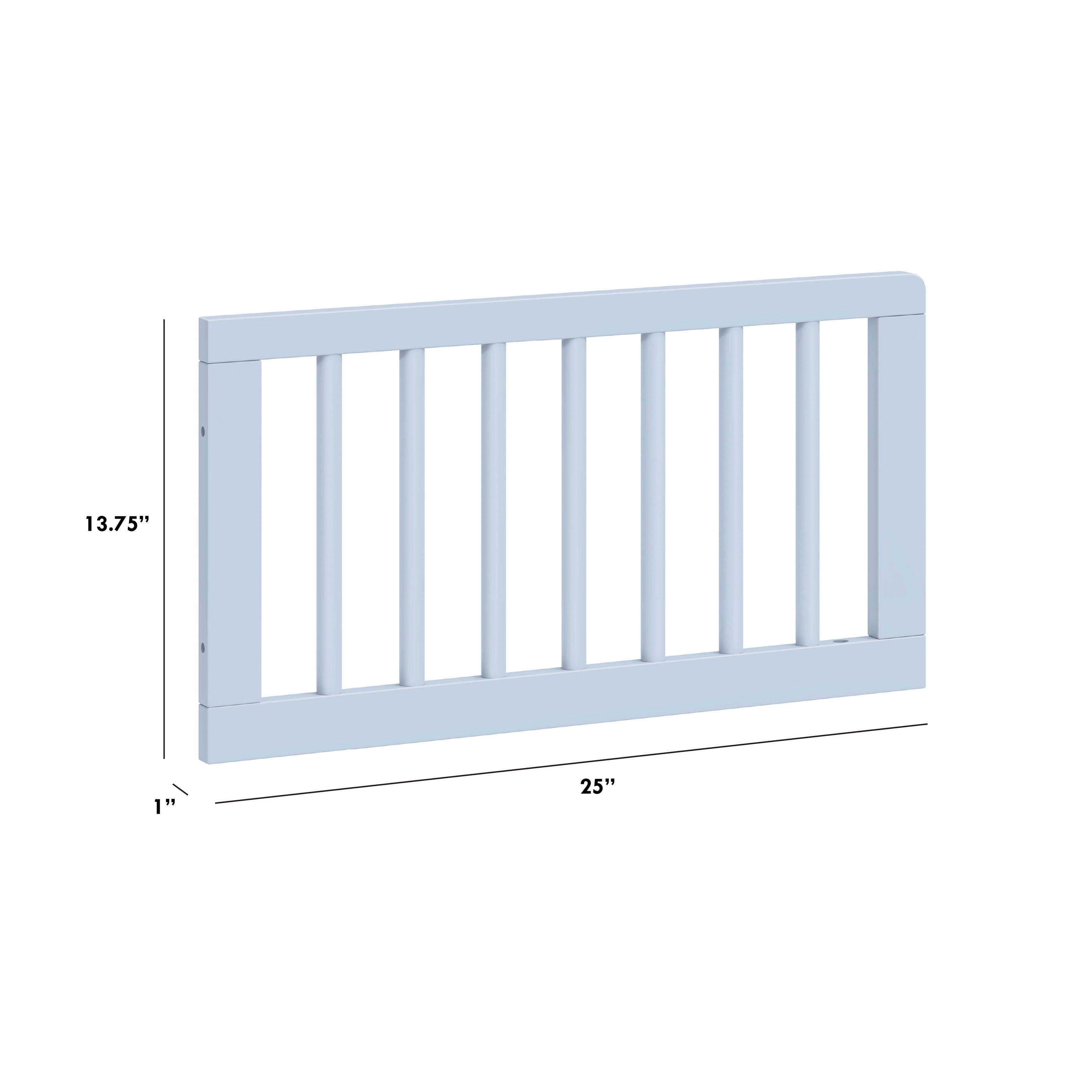 daVinci Toddler Bed Conversion Kit, Powder Blue, large