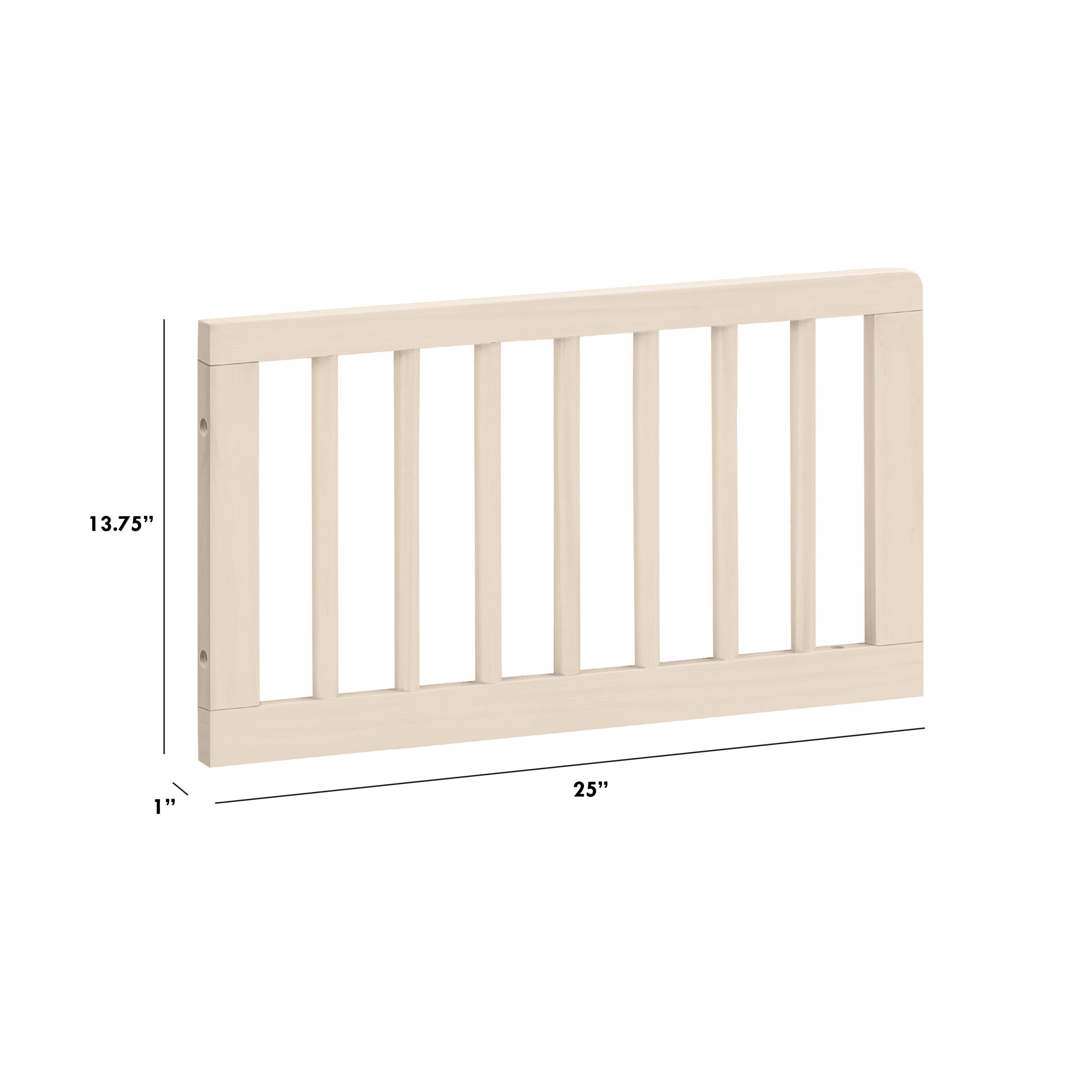 daVinci Toddler Bed Conversion Kit, Washed Natural, large