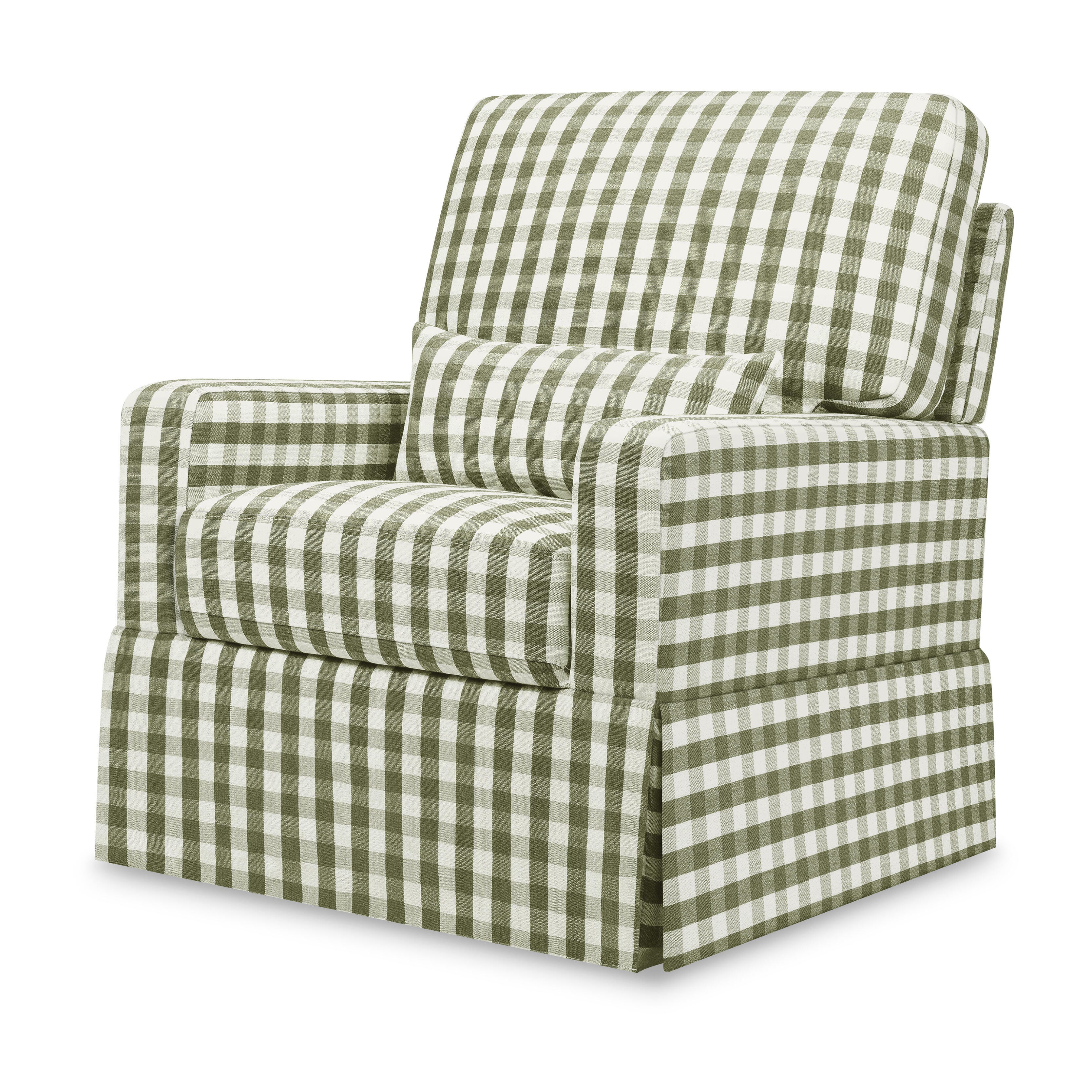 Namesake Crawford Swivel Glider Manual Recliner, Green, large