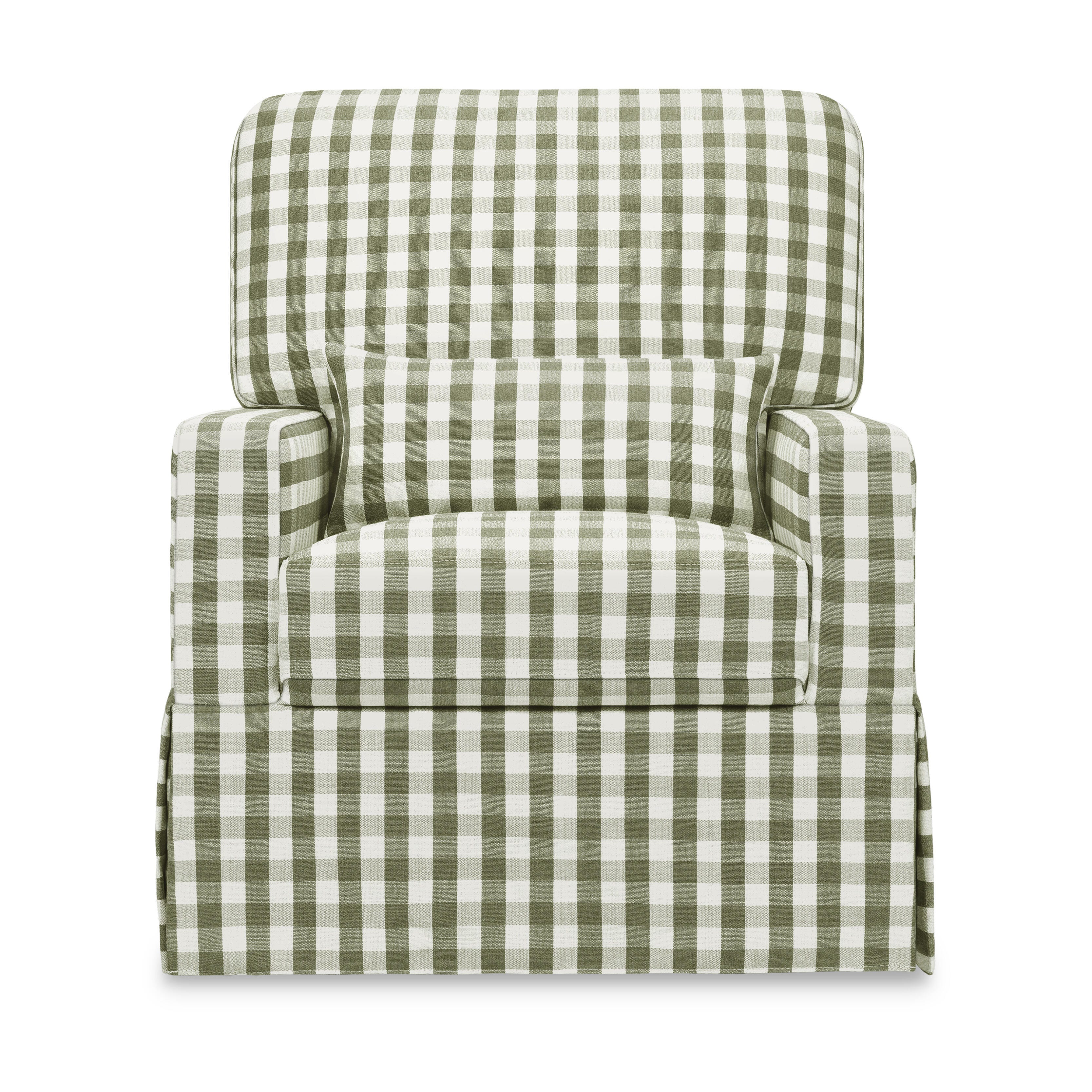 Namesake Crawford Swivel Glider Manual Recliner, Green, large