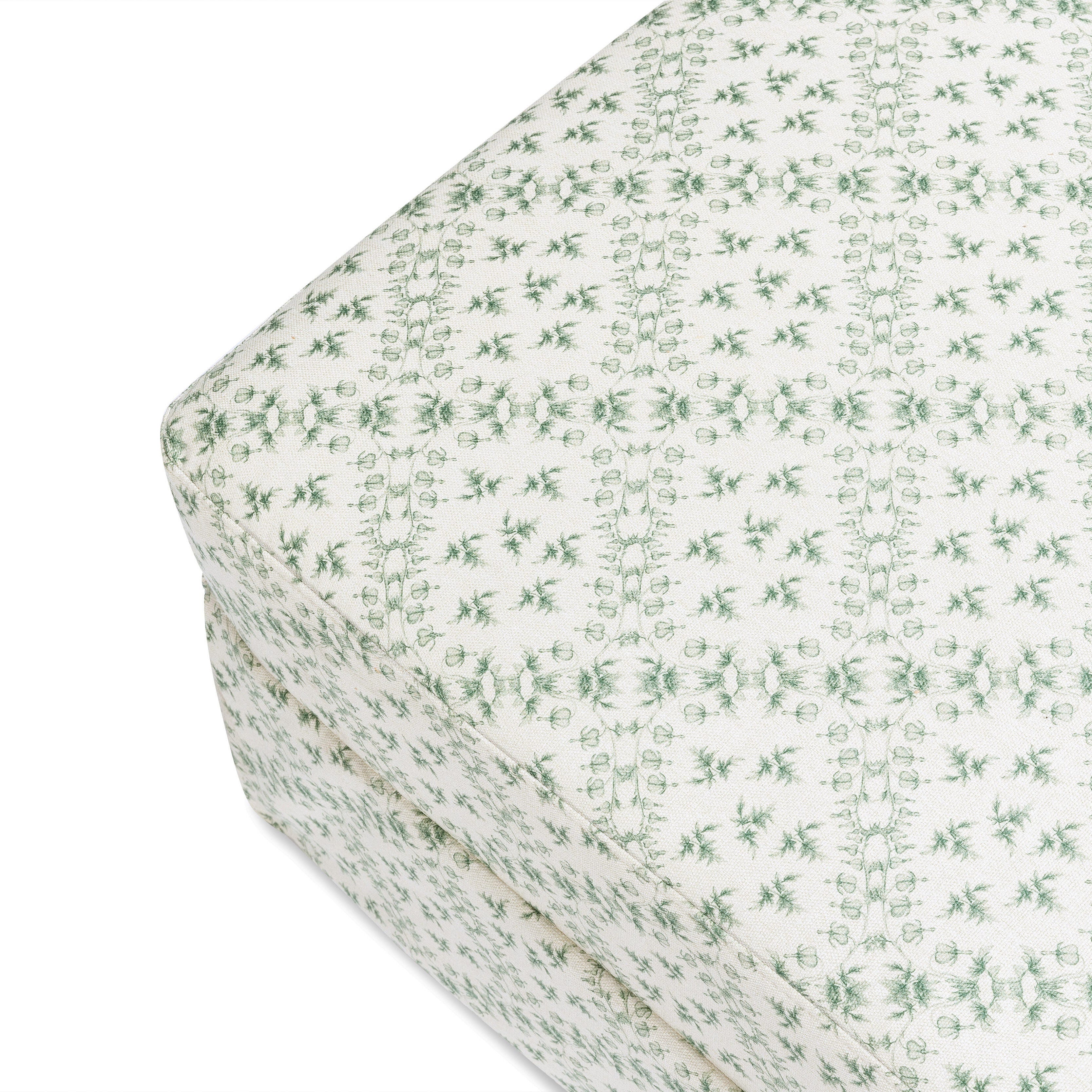 Namesake x Sarah Flint Ottoman, Green, large