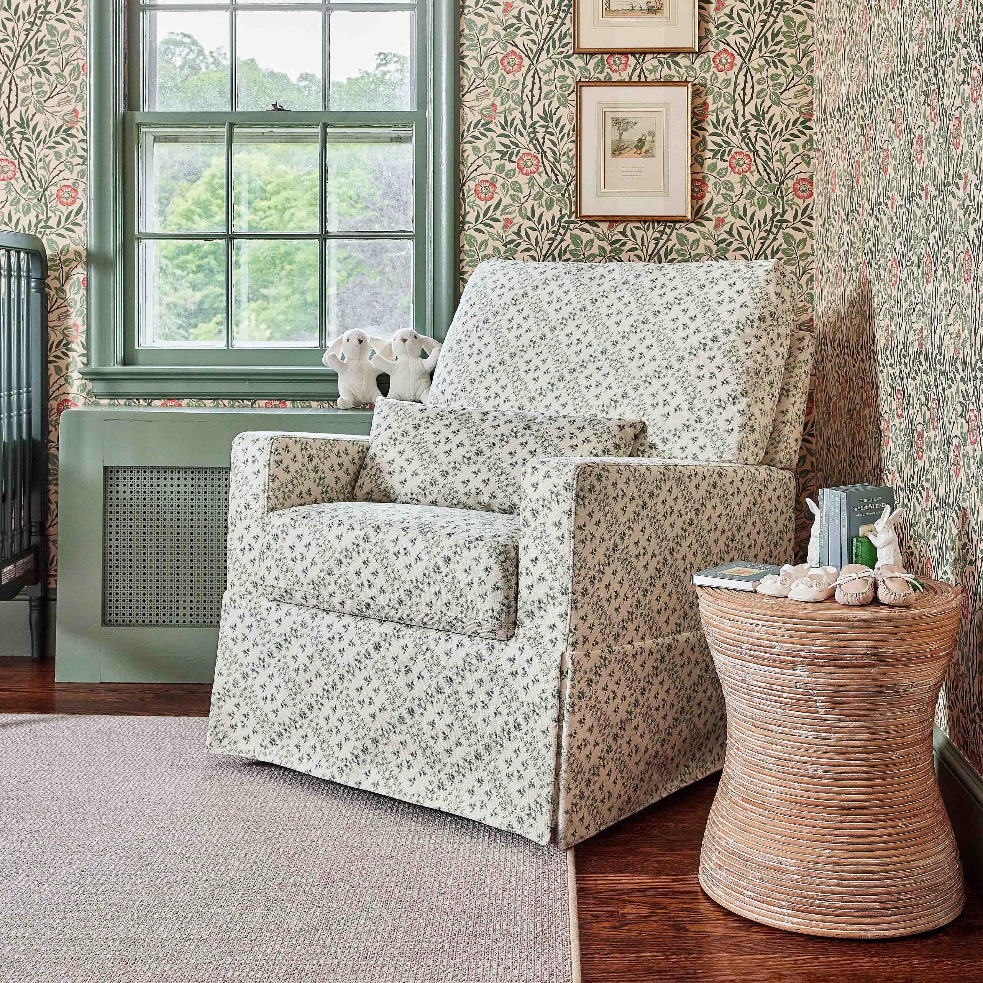 Namesake x Sarah Flint Manual Swivel Glider Recliner, , rollover