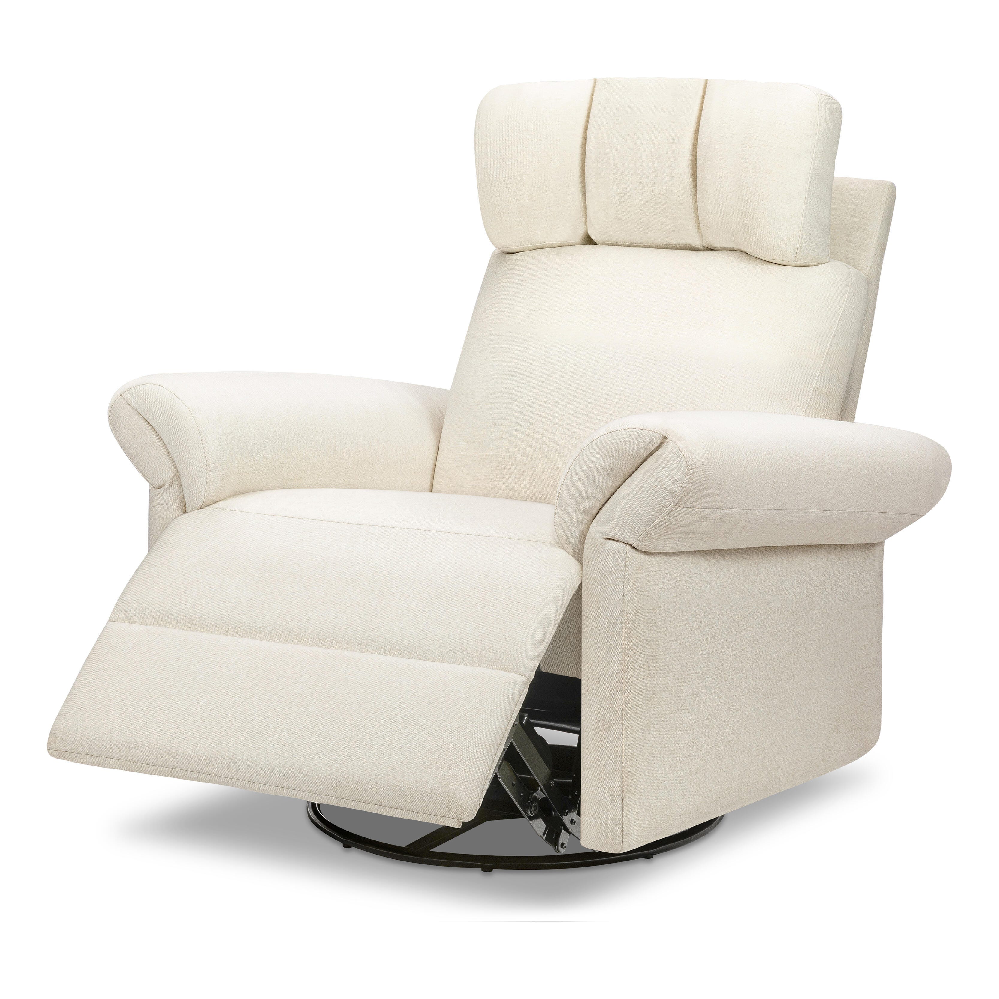 DaVinci Suzy Flex Manual Swivel Glider Recliner, Vanilla, large