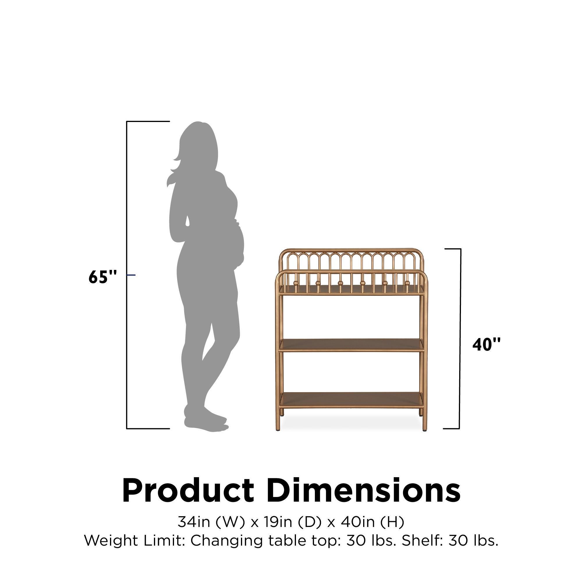 Little Seeds Monarch Hill Changing Table, , large