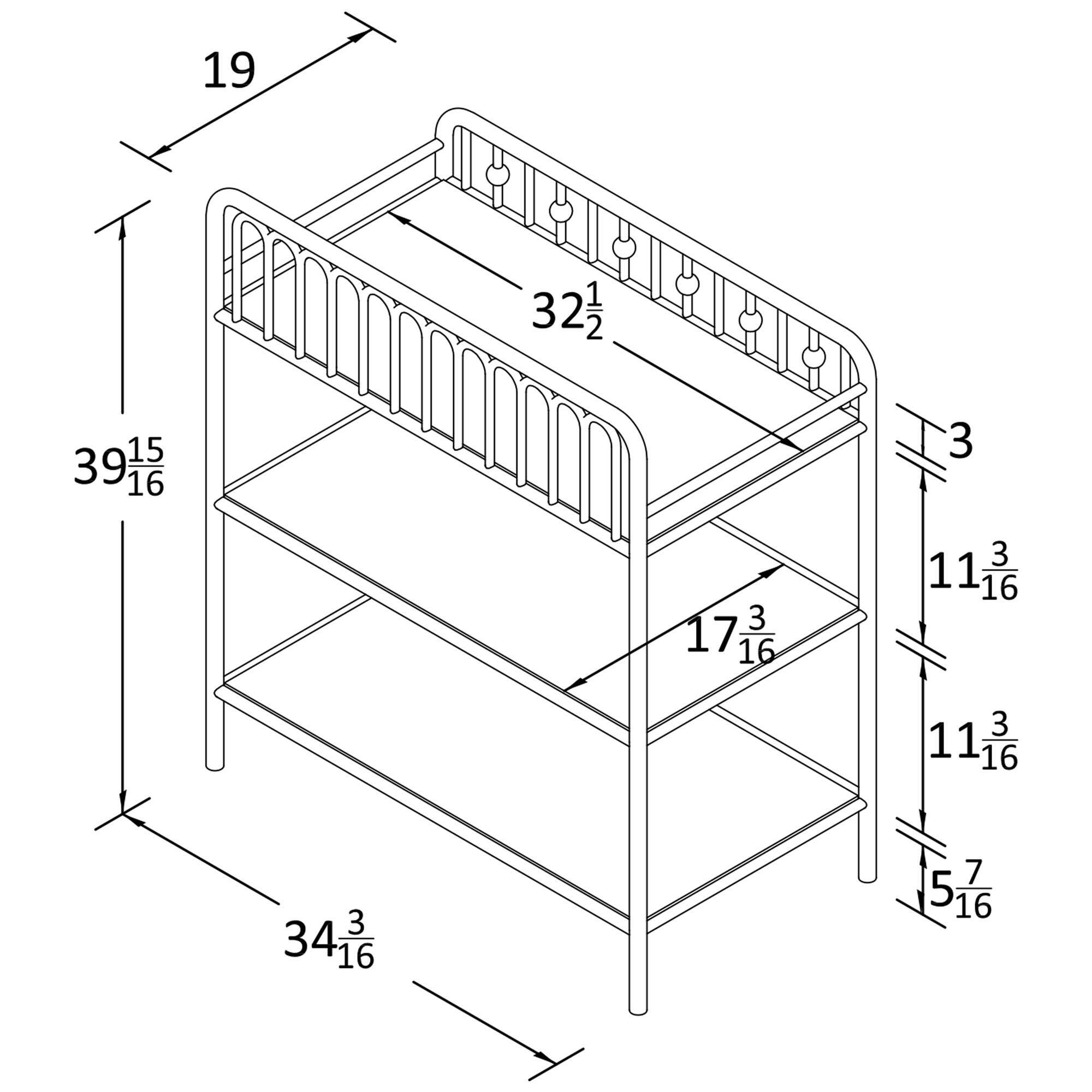 Little Seeds Monarch Hill Changing Table, , large