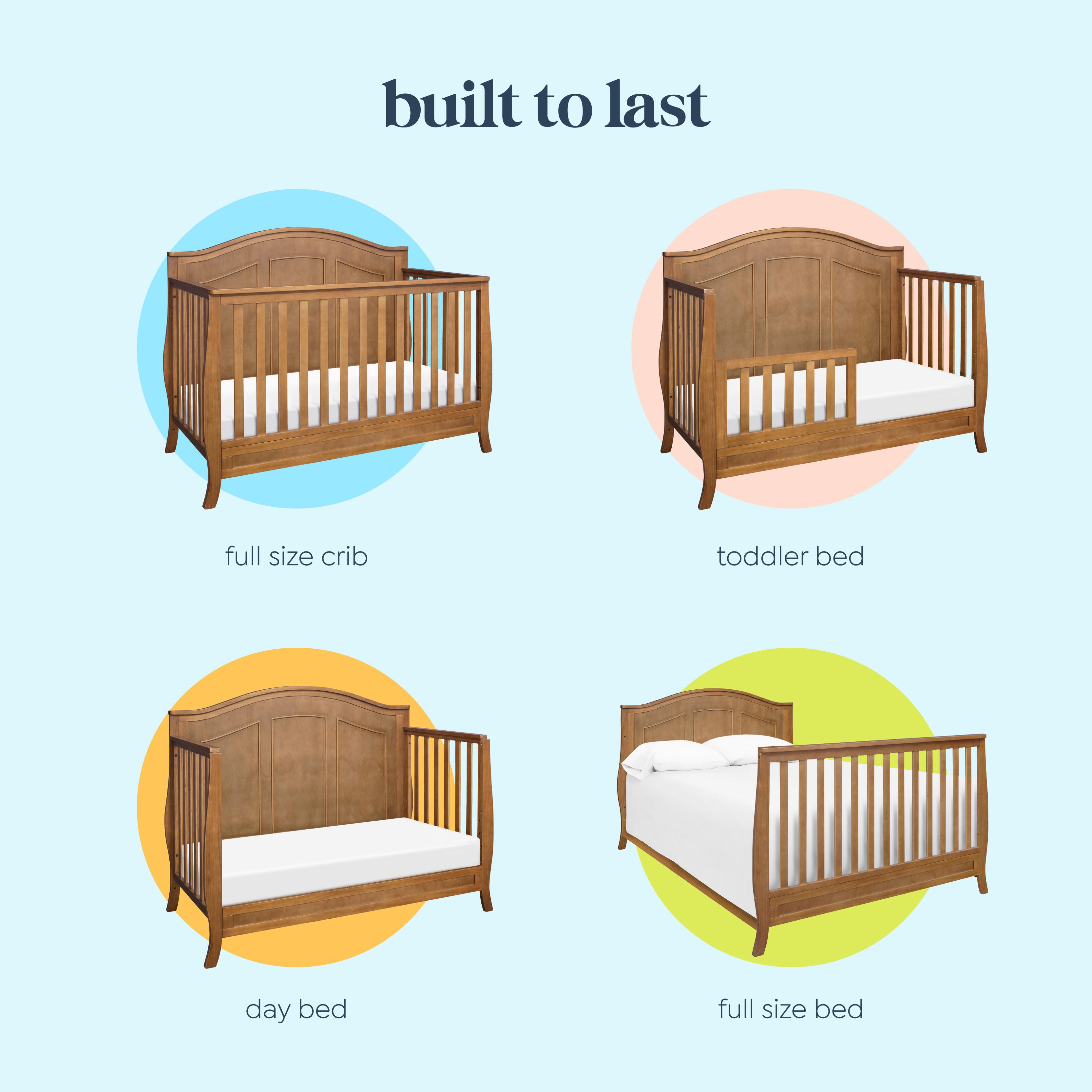 daVinci Emmett 4-in-1 Convertible Crib, , large