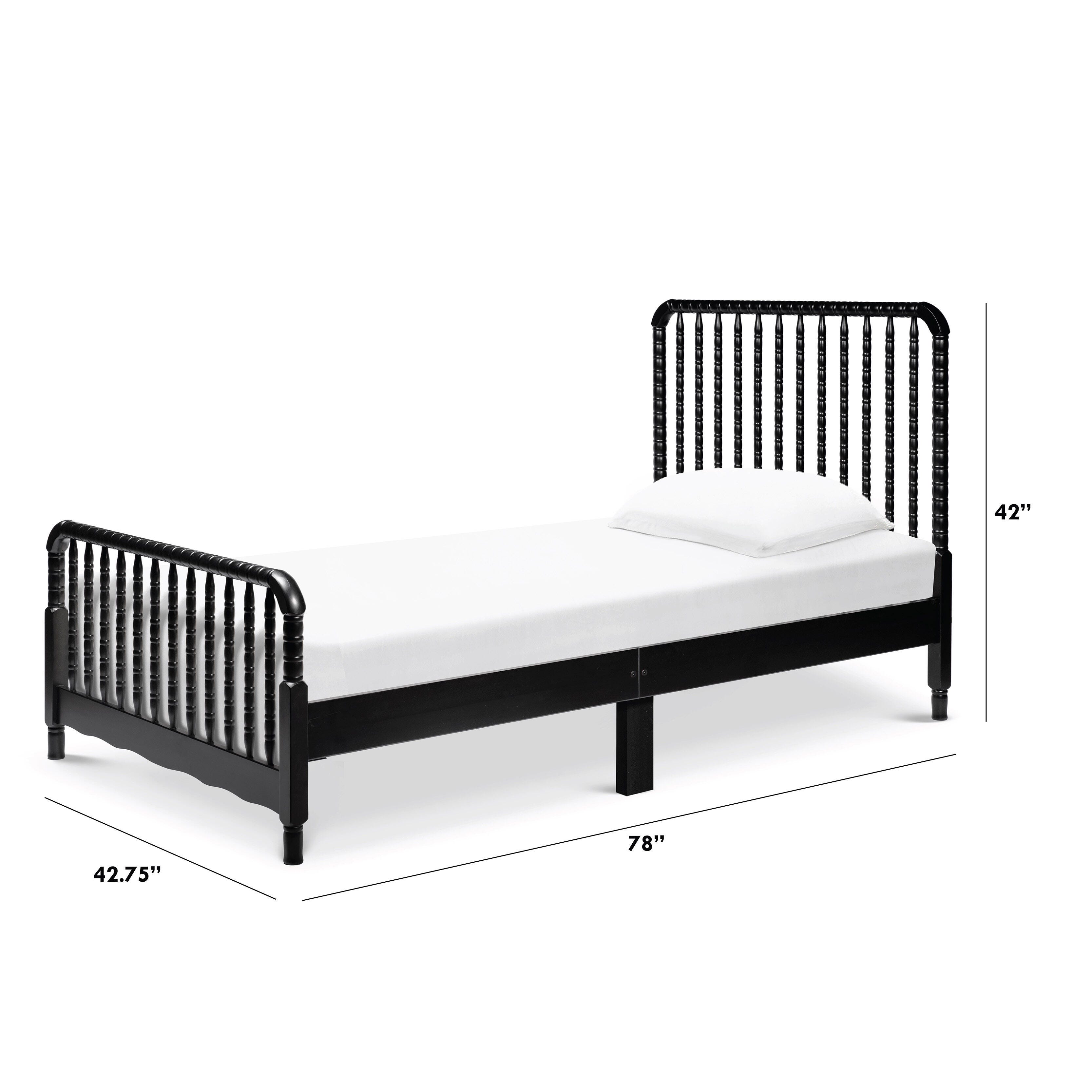 daVinci Jenny Lind Twin Bed, Ebony, large