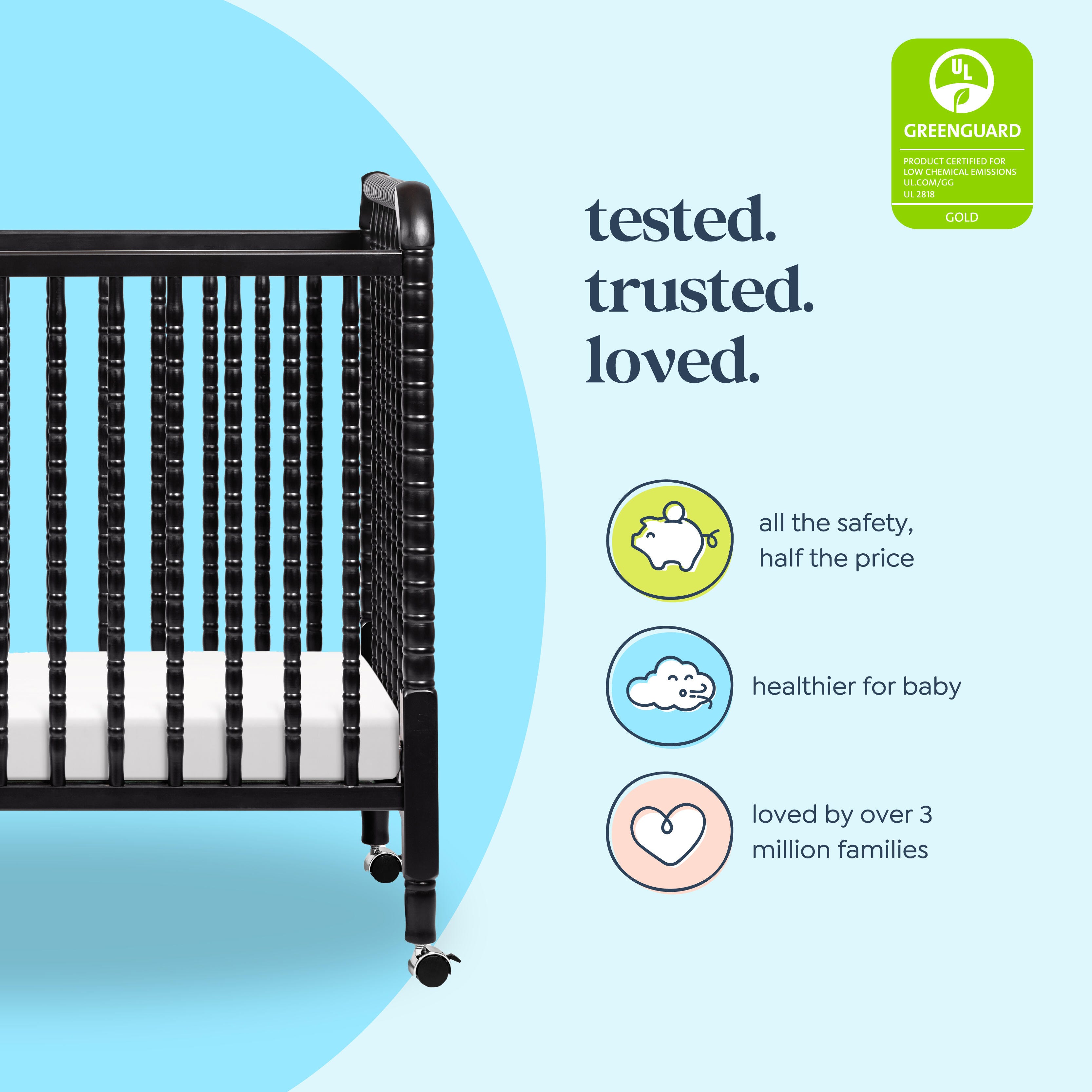 daVinci Jenny Lind 3-in-1 Convertible Crib | Ashley