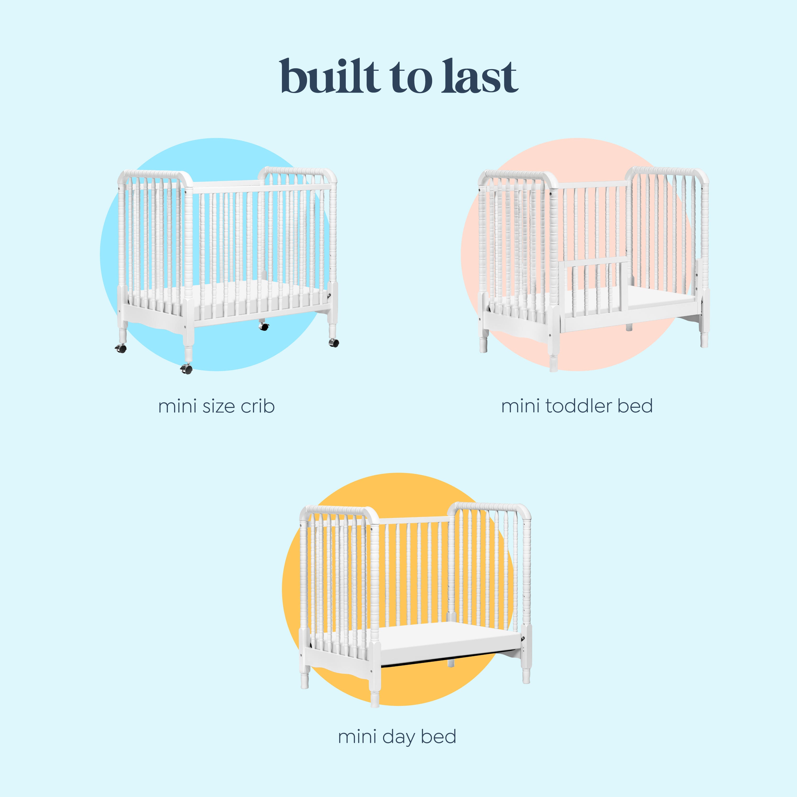 daVinci Jenny Lind 3-in-1 Convertible Crib, White, large