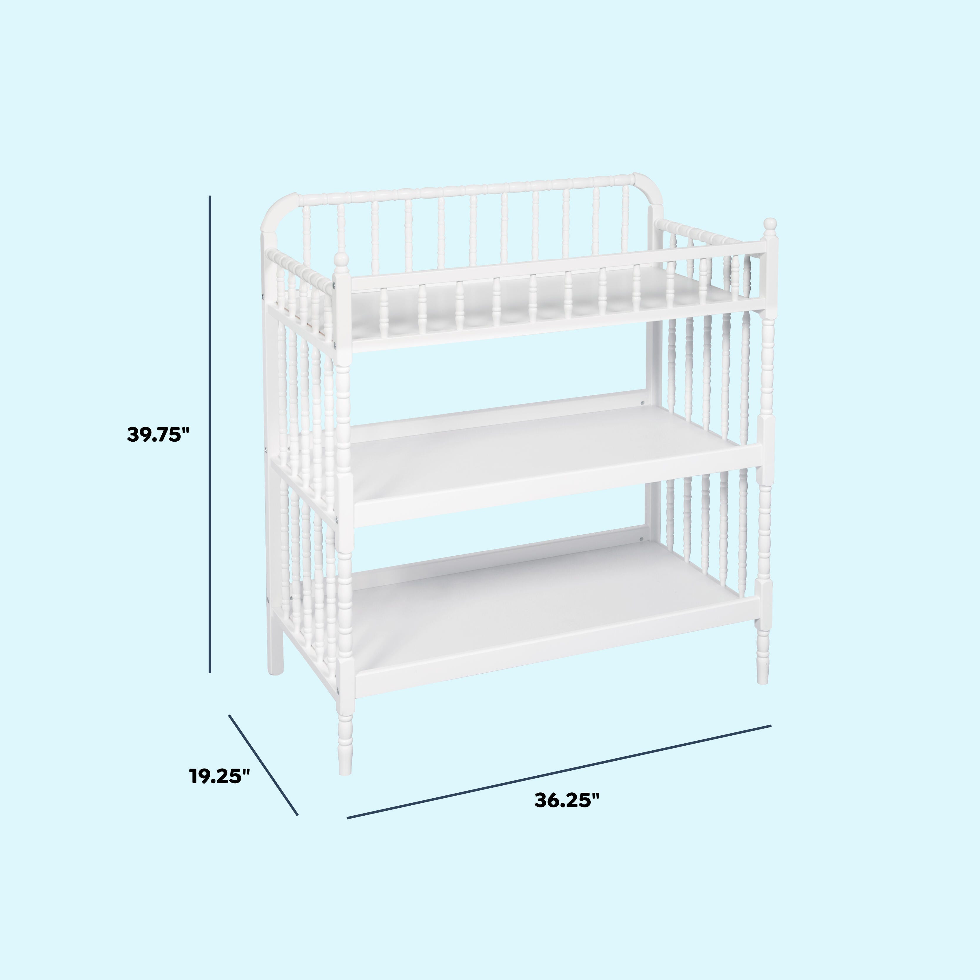 daVinci Jenny Lind Changing Table, White, large