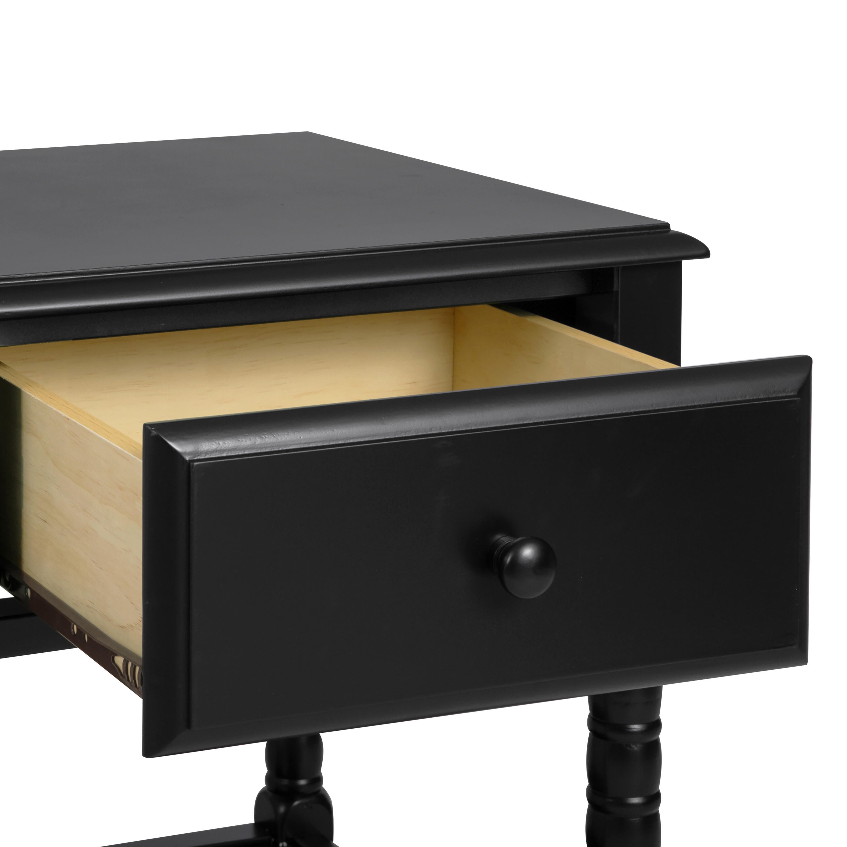 daVinci Jenny Lind 18" 1 Drawer Nightstand, Ebony, large