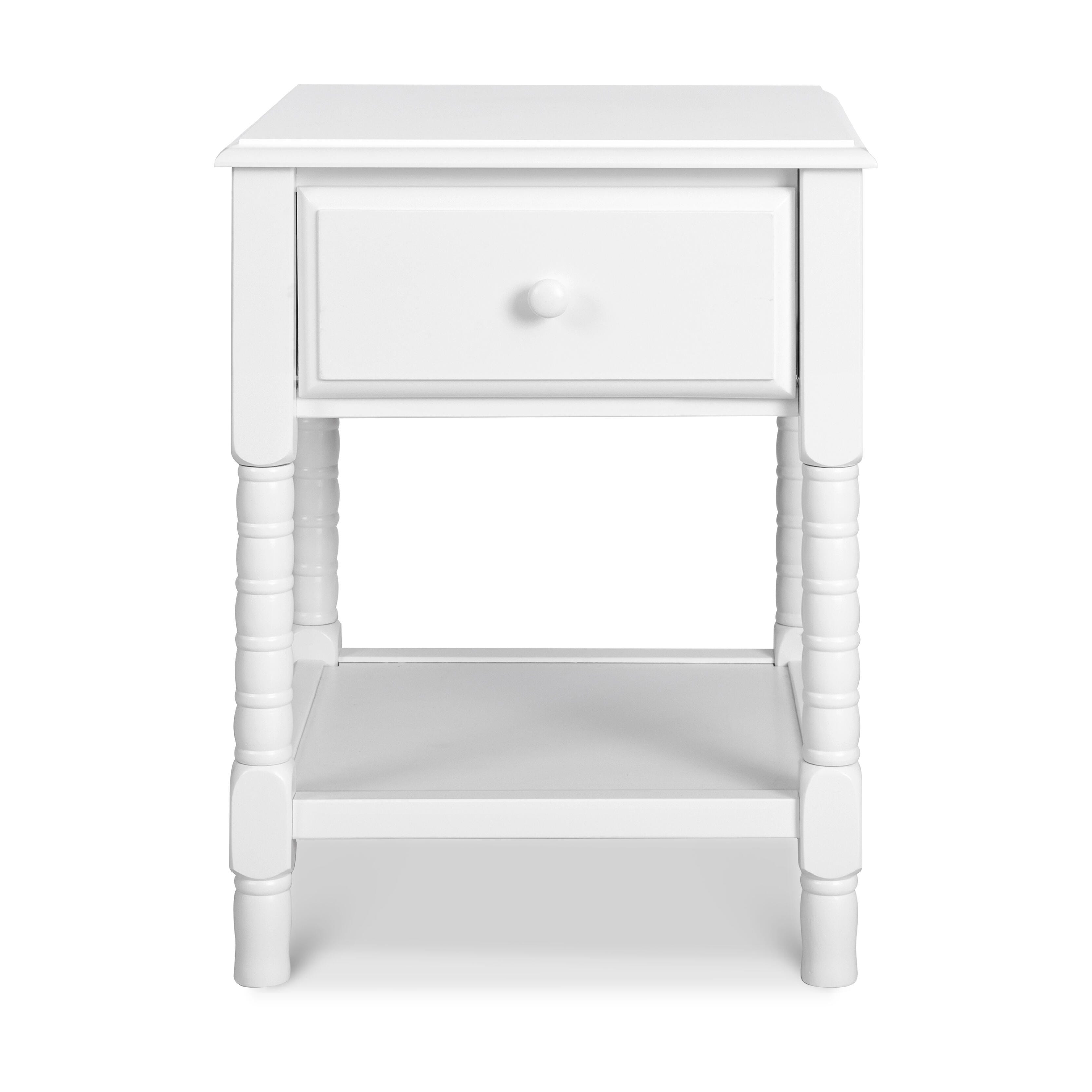daVinci Jenny Lind 18" 1 Drawer Nightstand, White, large