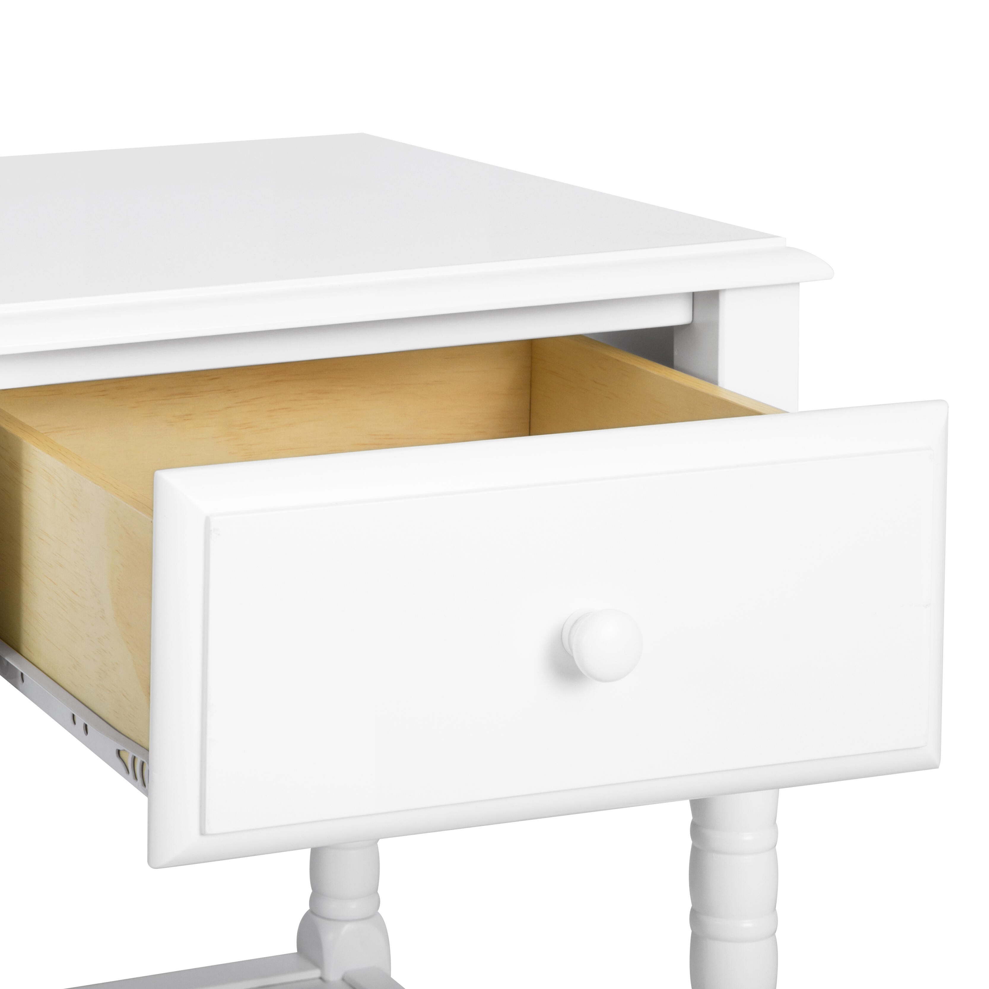 daVinci Jenny Lind 18" 1 Drawer Nightstand, White, large