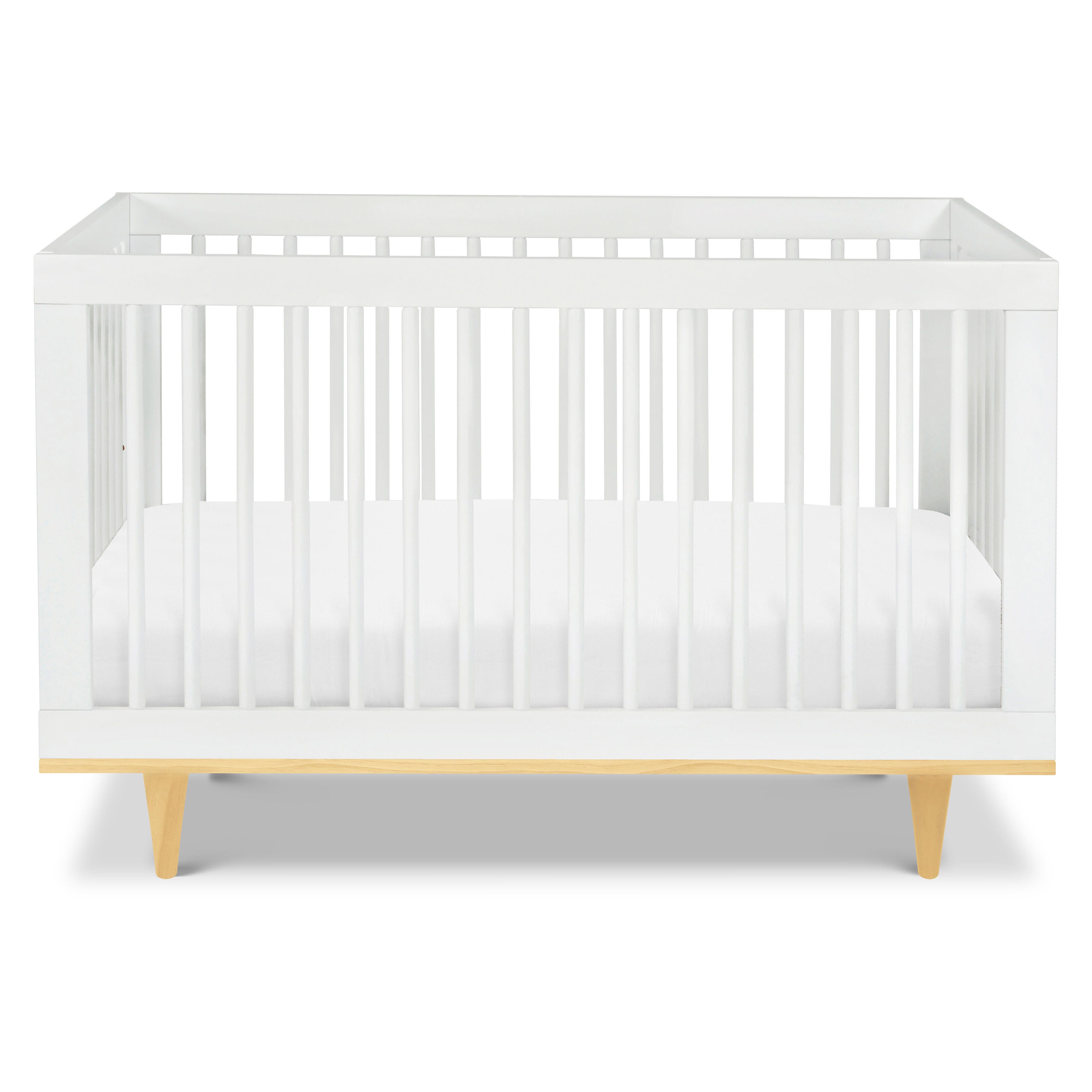 daVinci Marley 3-in-1 Convertible Crib, White/Natural, large