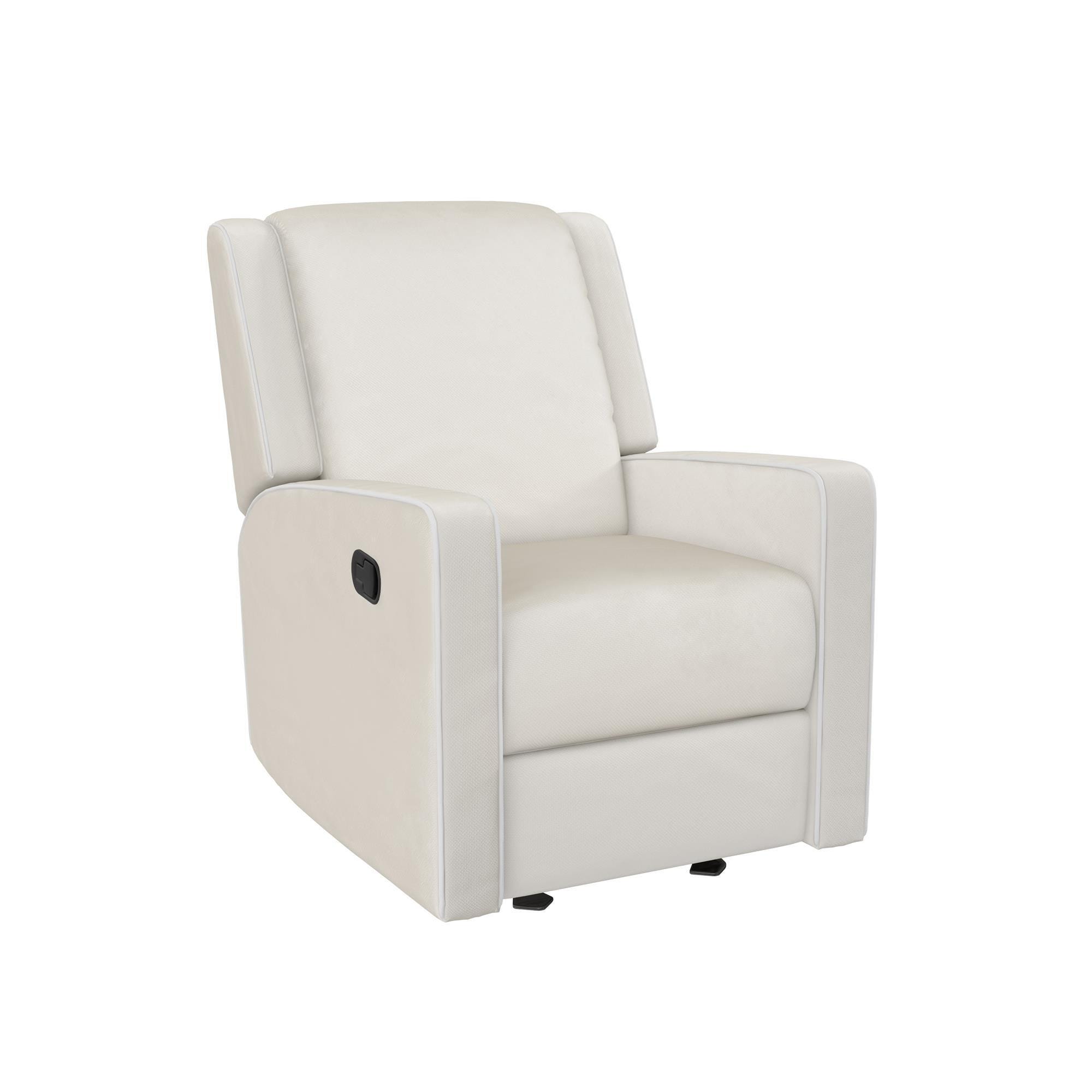 Baby Relax Robyn Manual Recliner, White, large