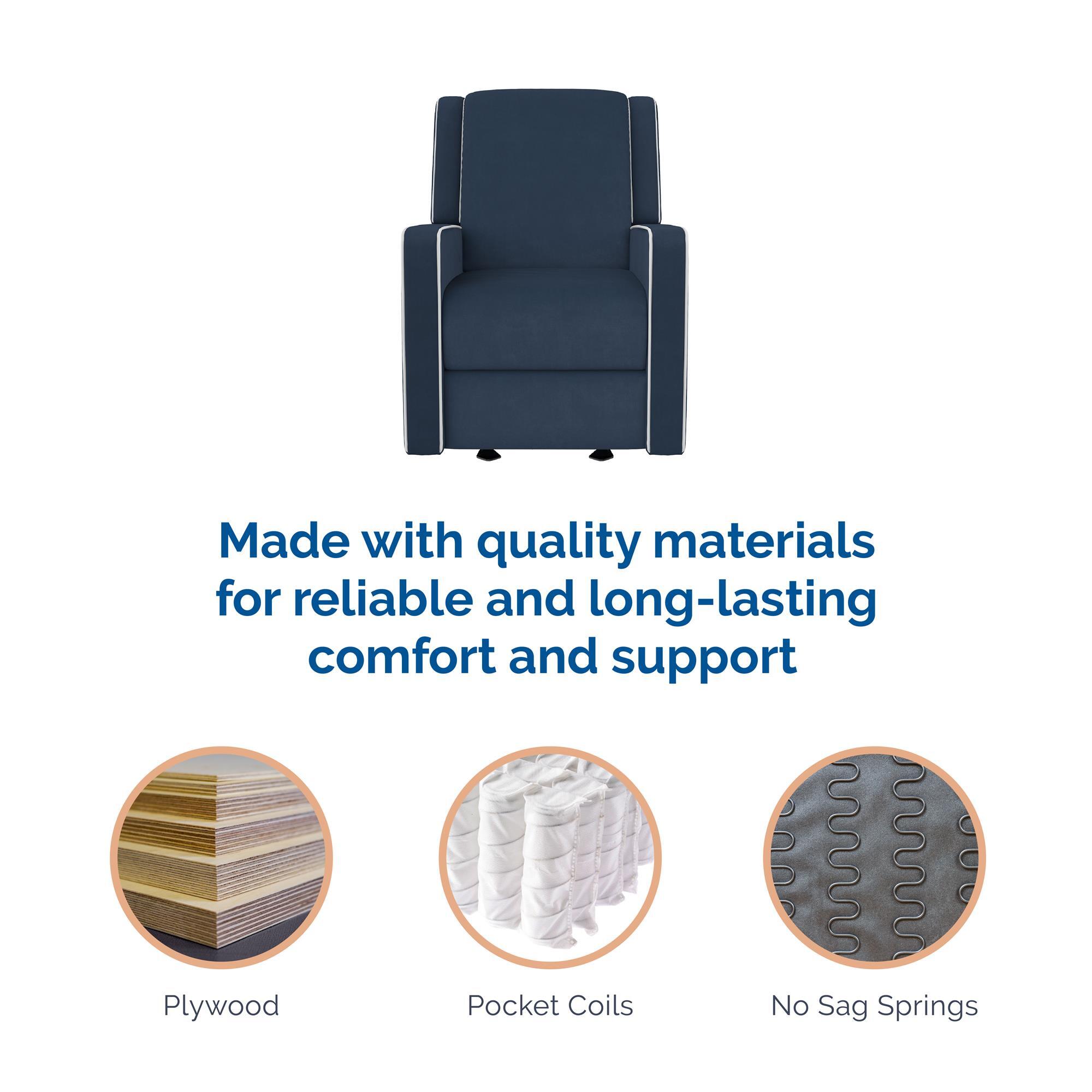 Baby Relax Robyn Manual Recliner, Navy, large