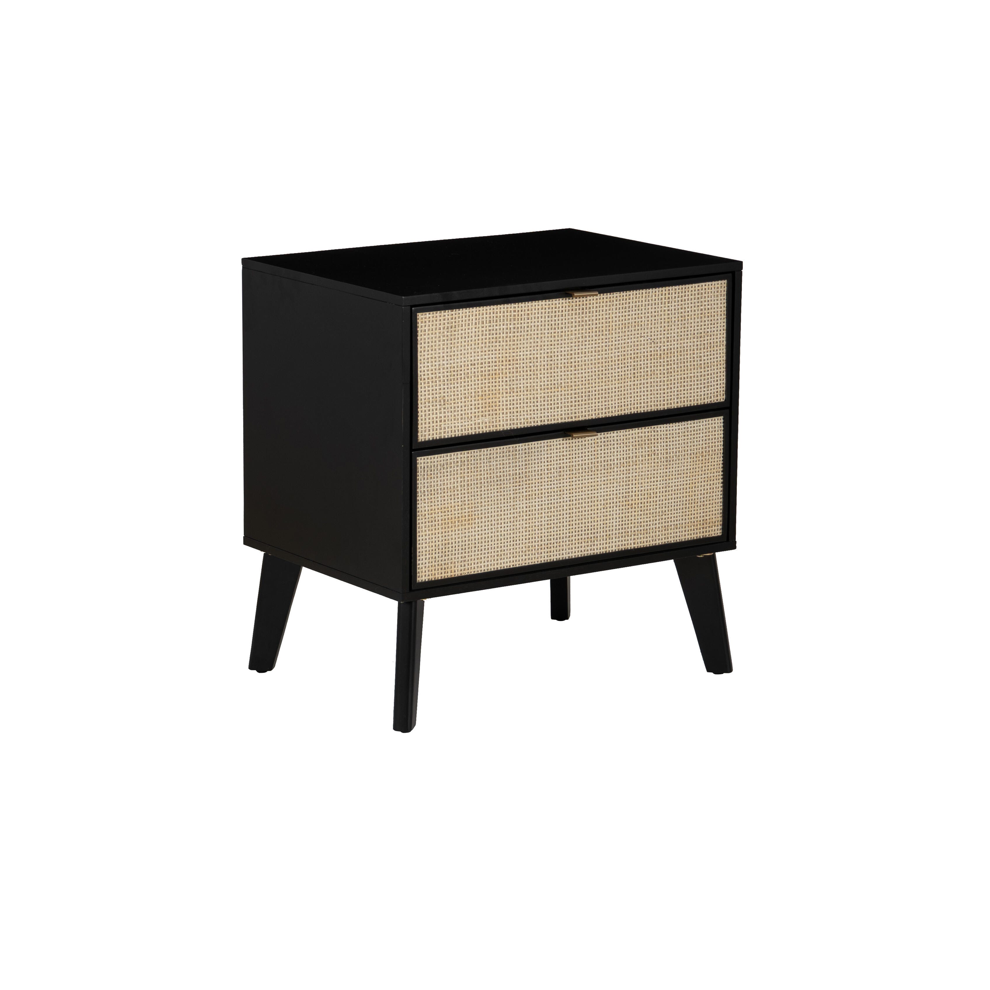 Linon Mila 25" 2 Drawer Nightstand, , large