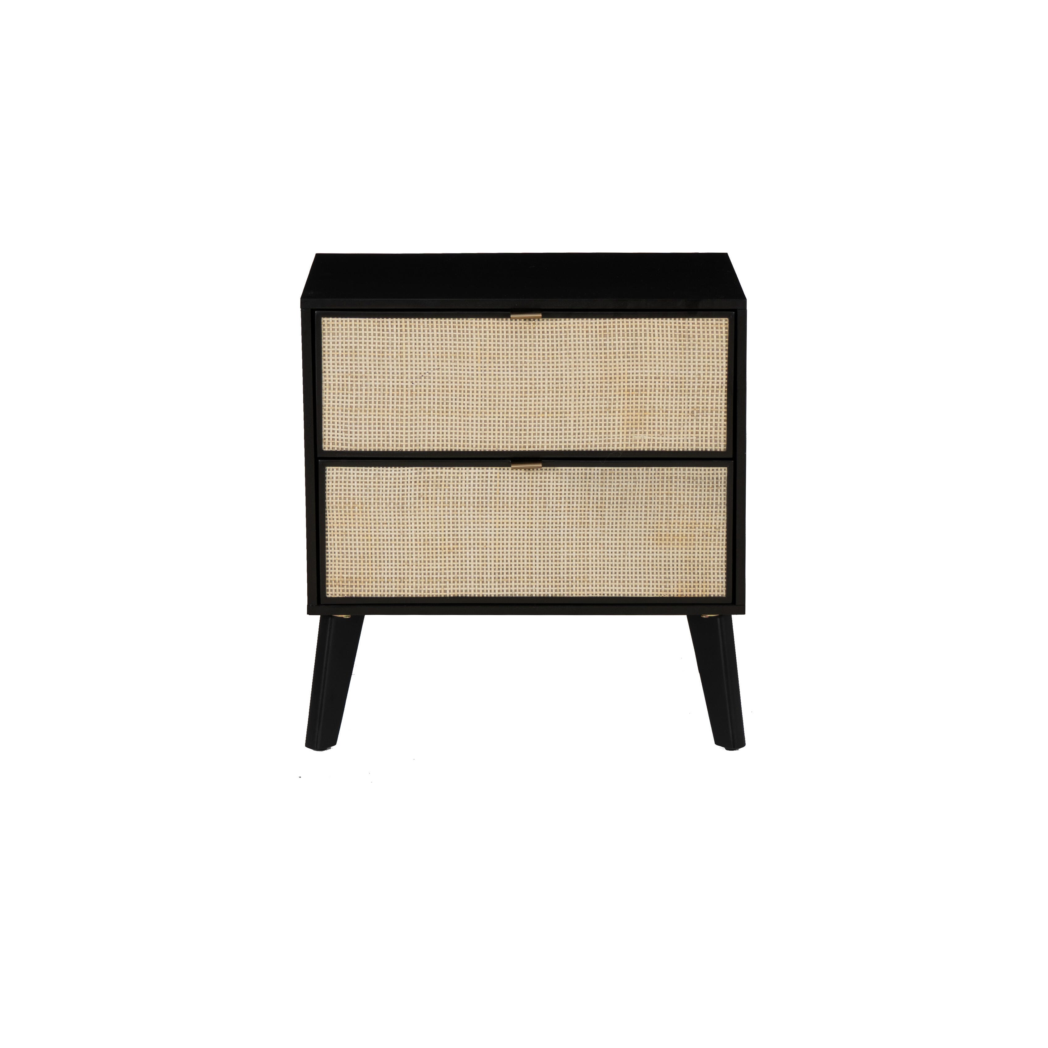 Linon Mila 25" 2 Drawer Nightstand, , large