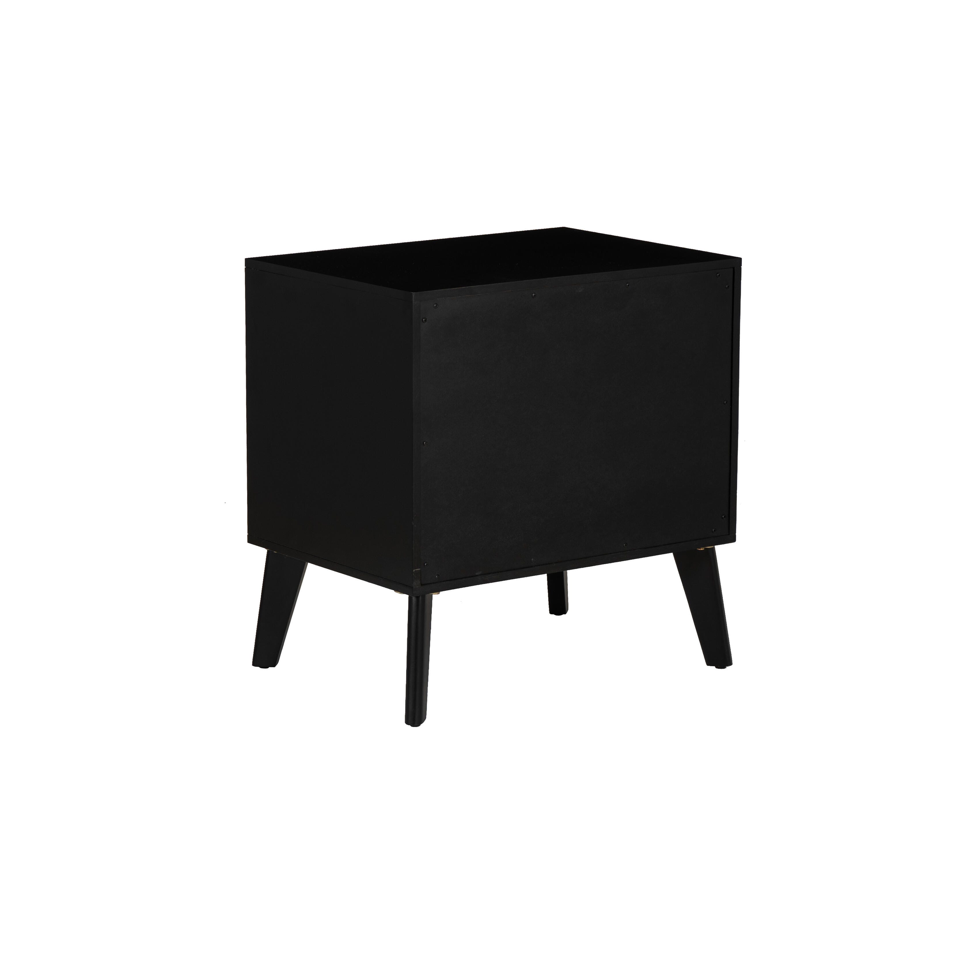 Linon Mila 25" 2 Drawer Nightstand, , large