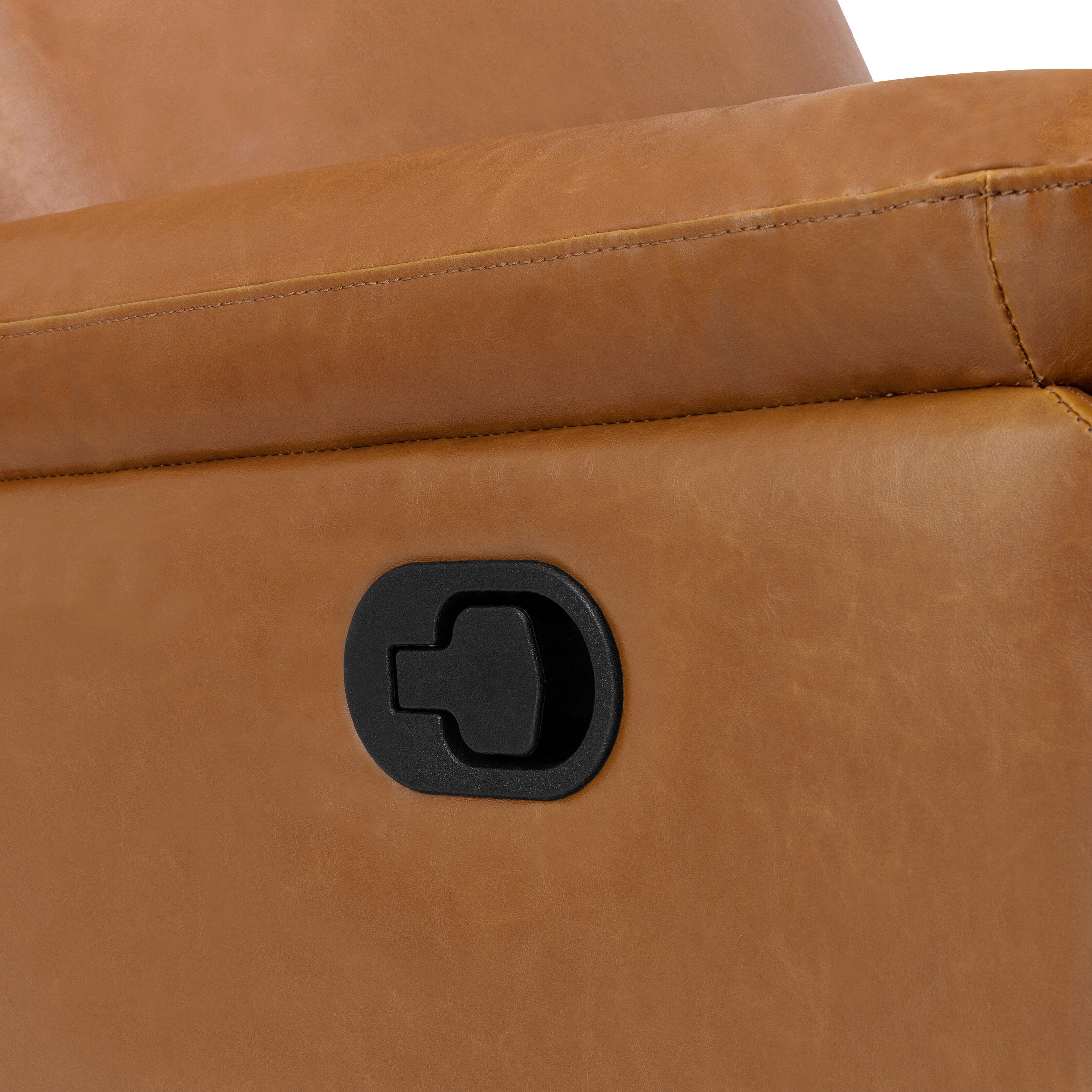 daVinci Suzy Manual Recliner, Brown, large
