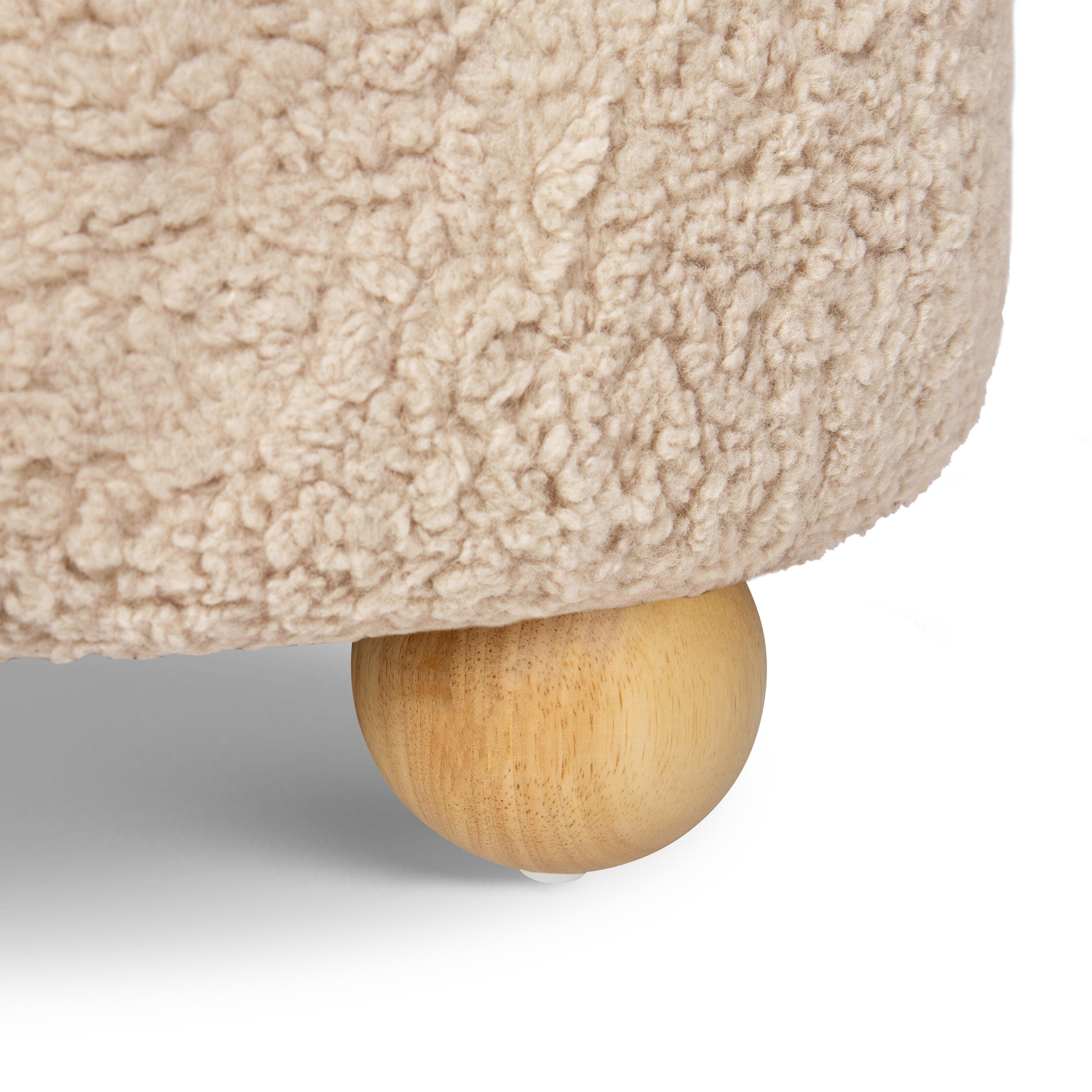 Namesake Ottoman with Storage, Beige, large