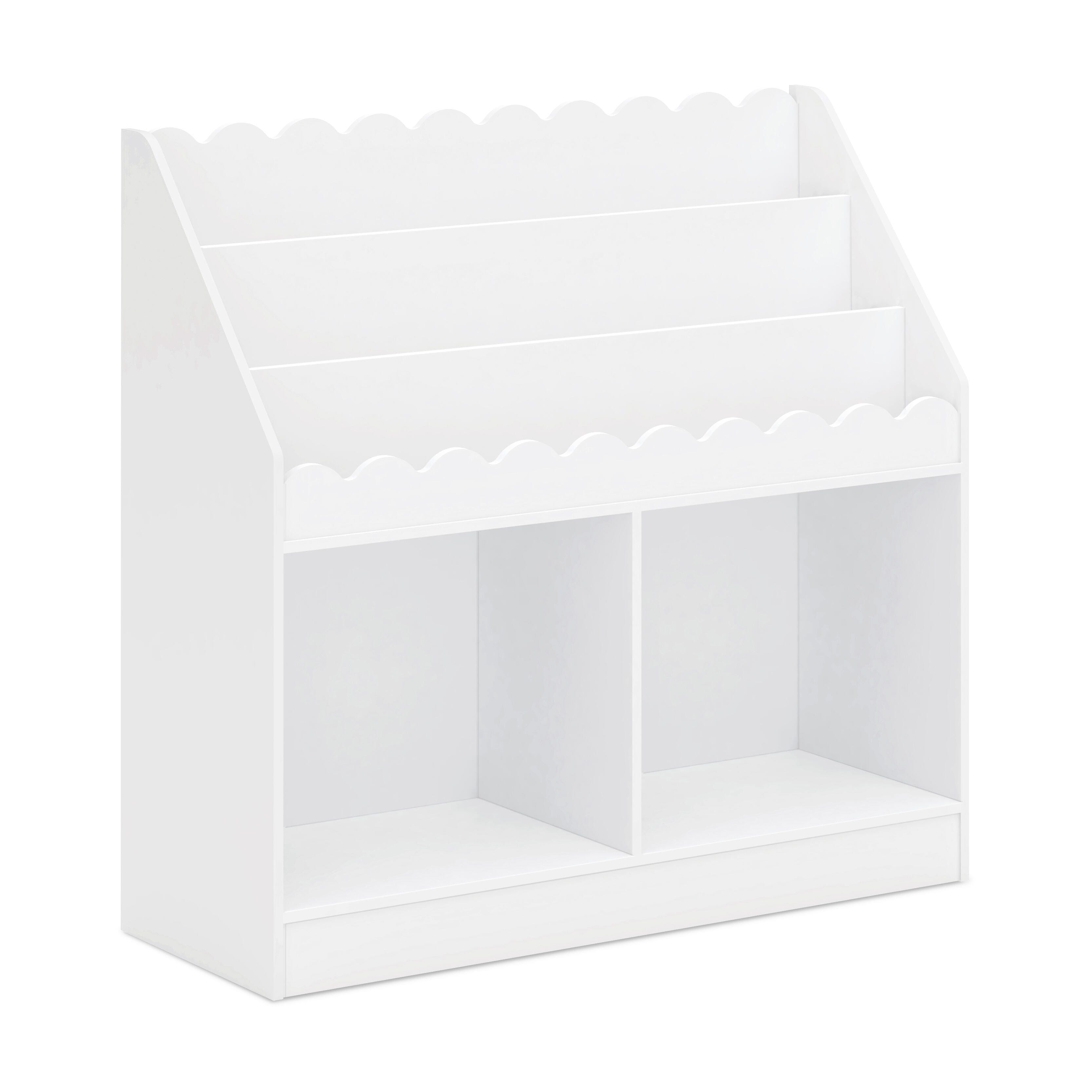 daVinci Sammy Scallop Bookcase, White, rollover