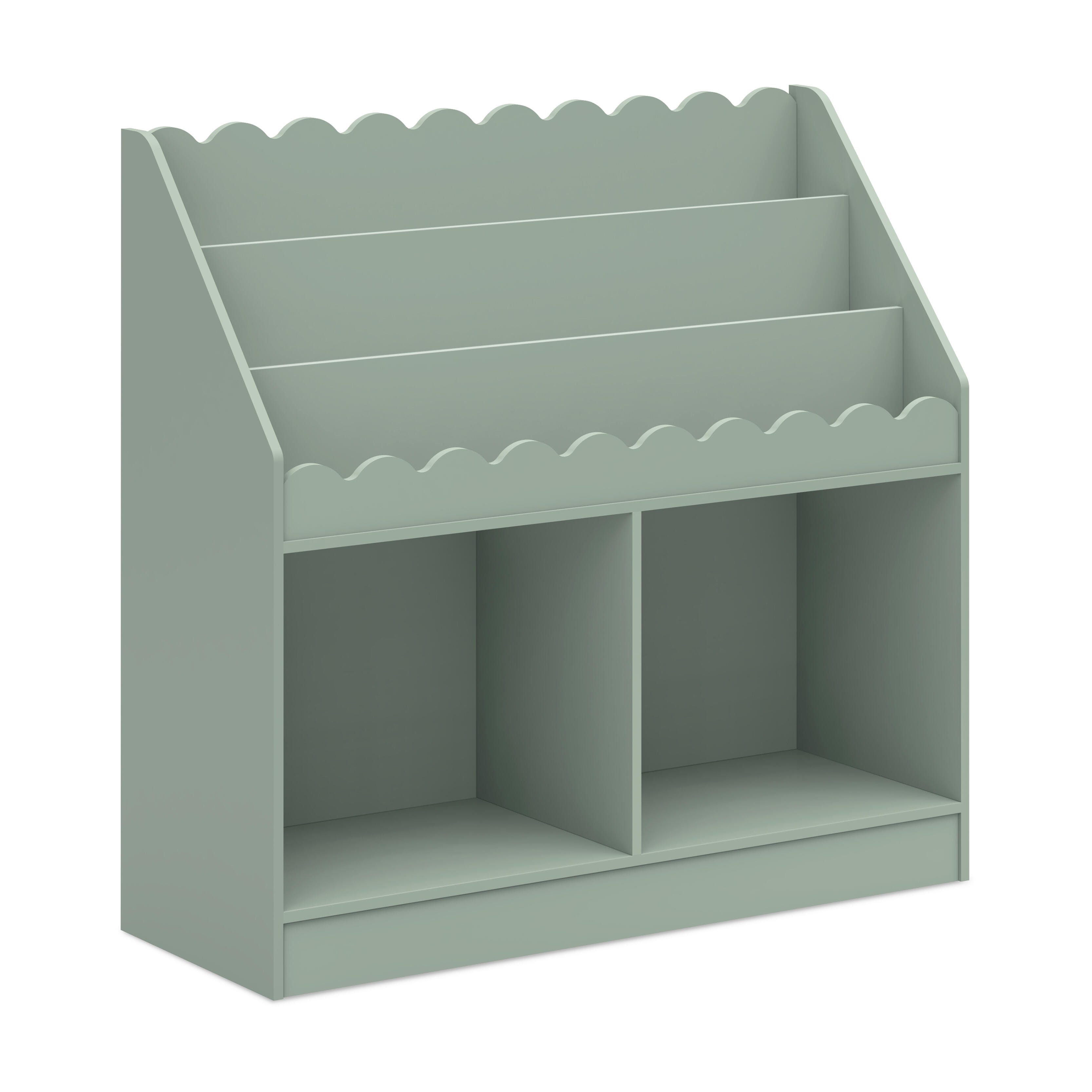 daVinci Sammy Scallop Bookcase, Light Sage, rollover